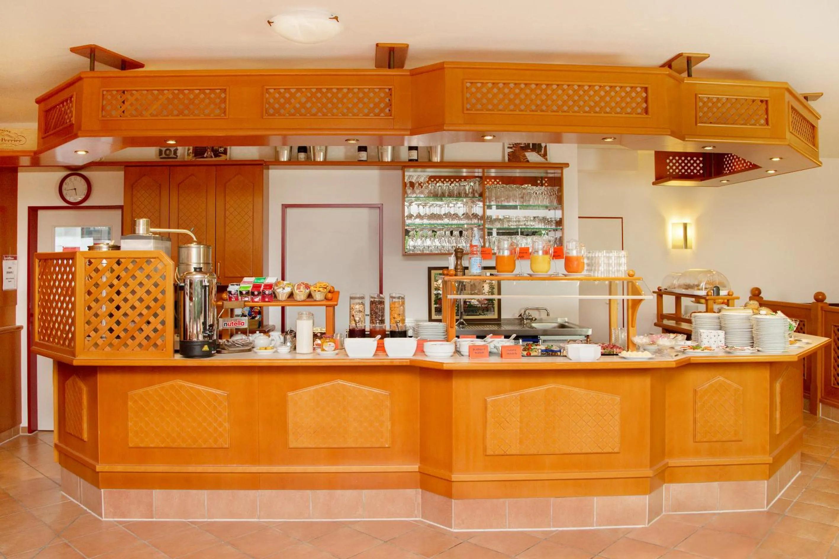 Decorative detail in Hotel Montana Lauenau