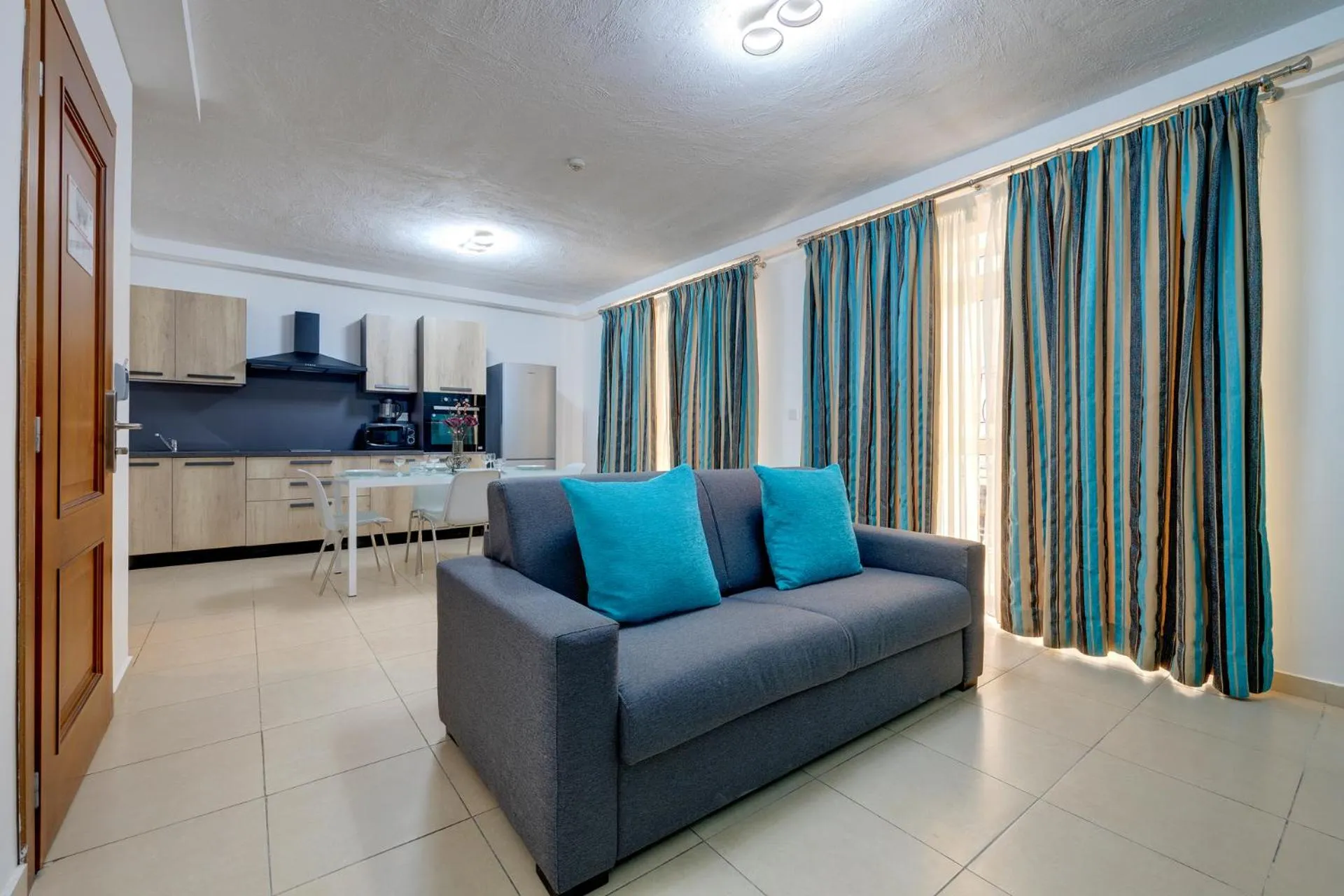 Living room in Sliema Tigne Suites