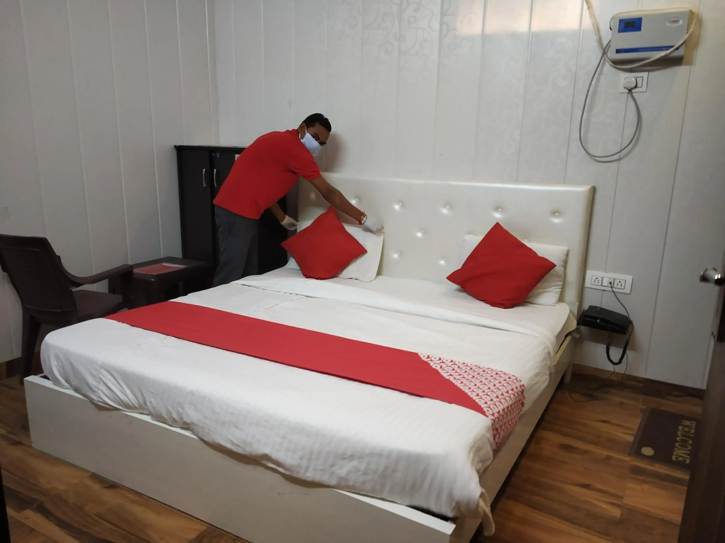 Bedroom, Bed in OYO 81074 Hotel Adb