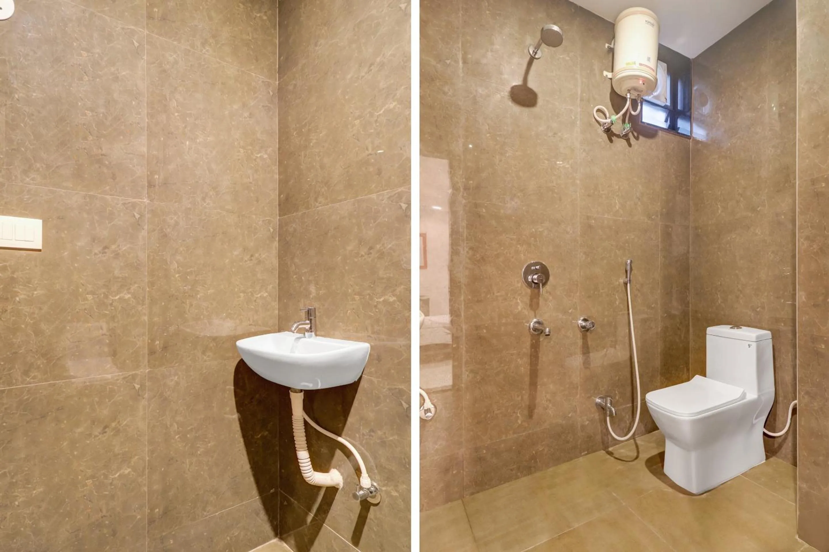 Bathroom in Townhouse OAK De Alphabet Hotel Bolarum