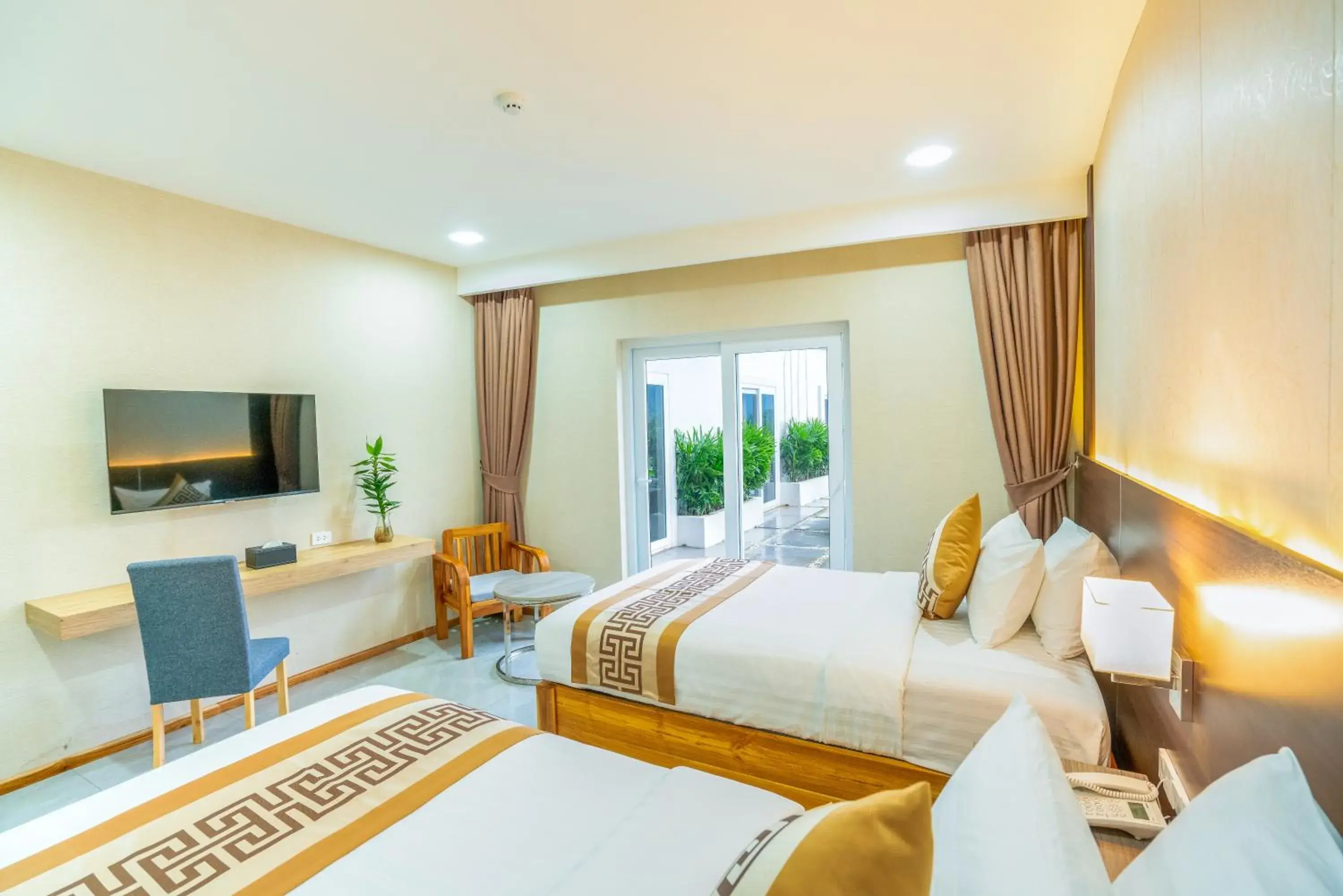 Deluxe Twin Room in S Vangvieng Boutique Hotel Deluxe Twin Room in S Vangvieng Boutique Hotel