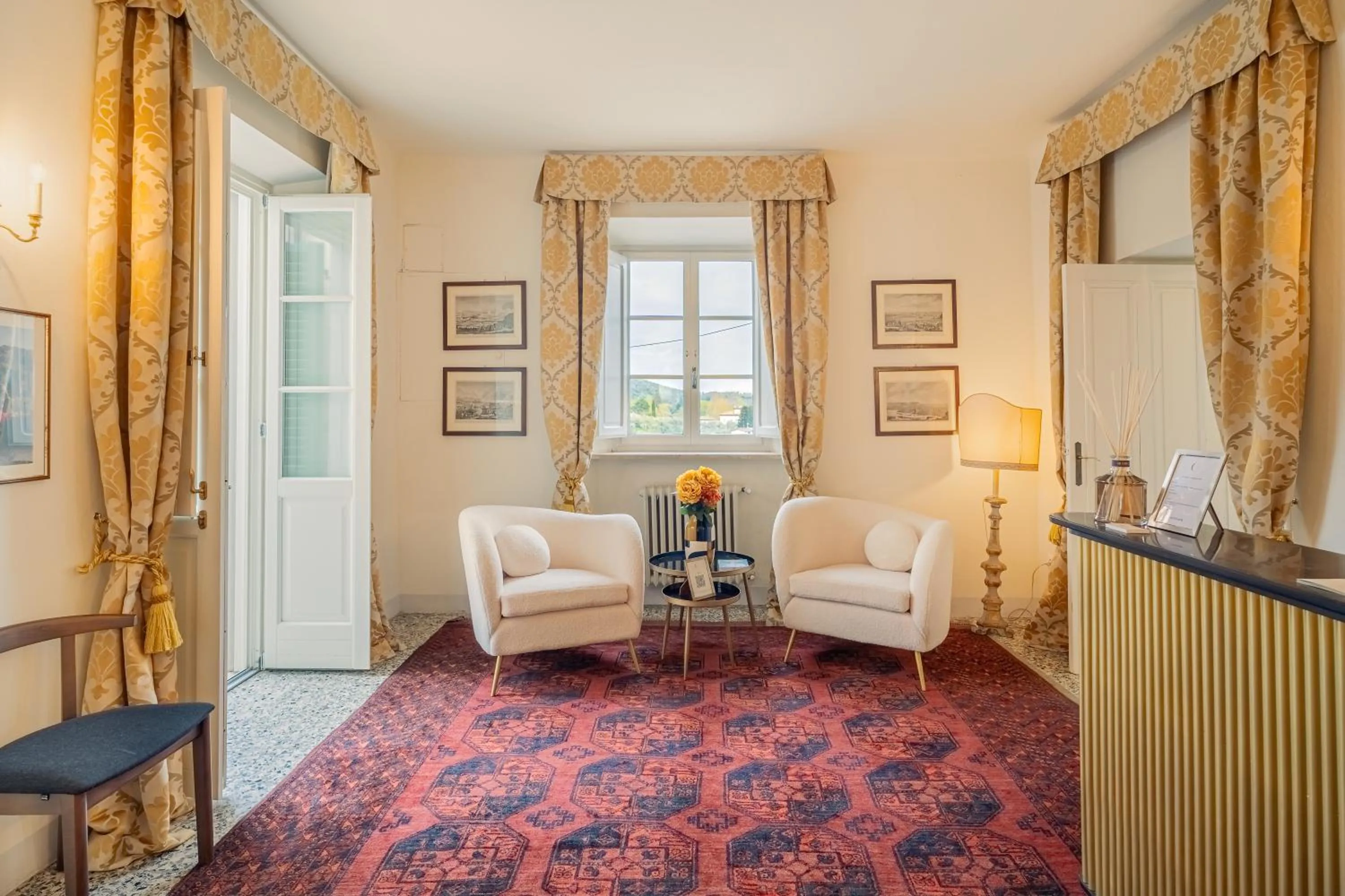 Seating area in Tenuta di Tramonte Boutique Hotel