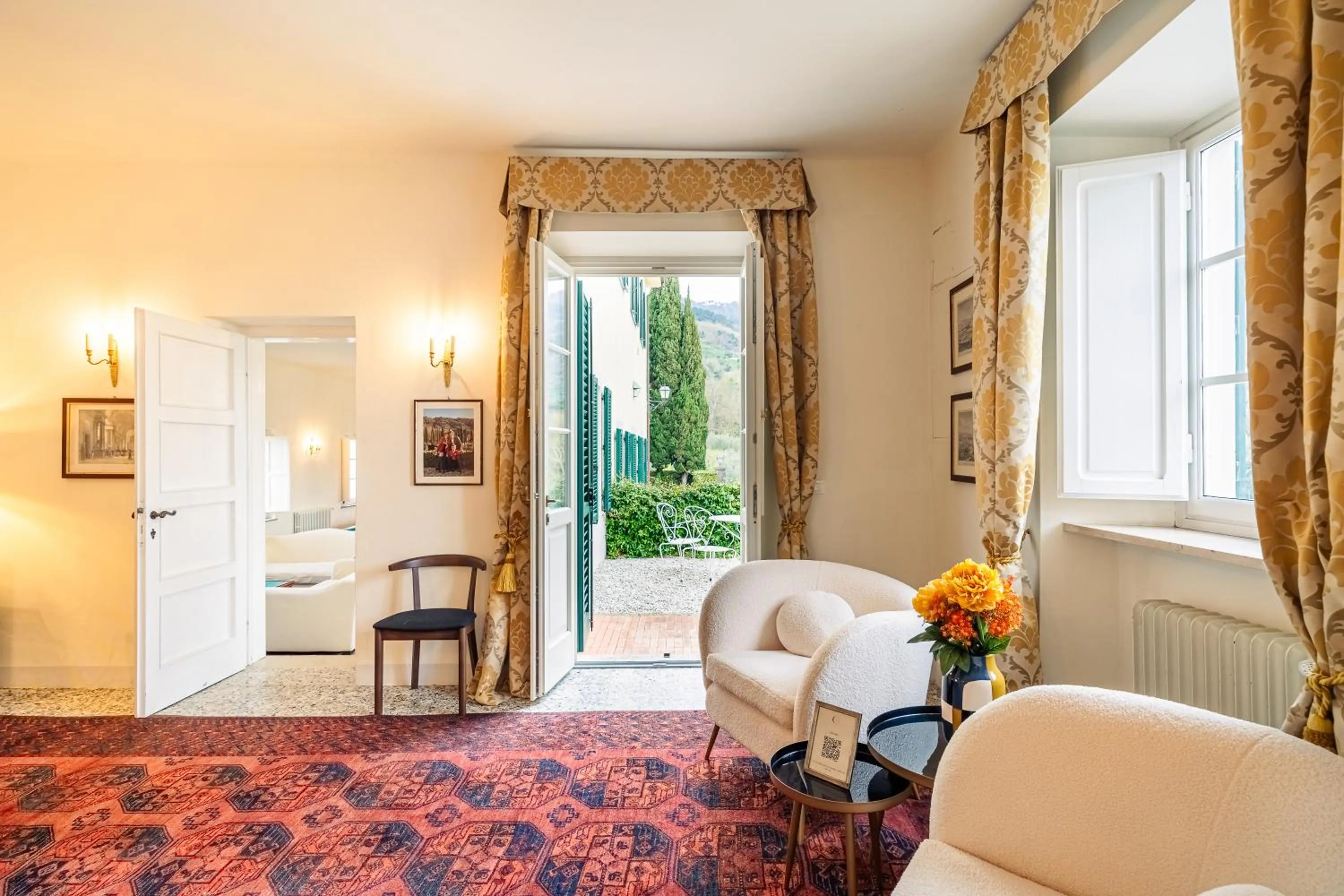 Living room in Tenuta di Tramonte Boutique Hotel