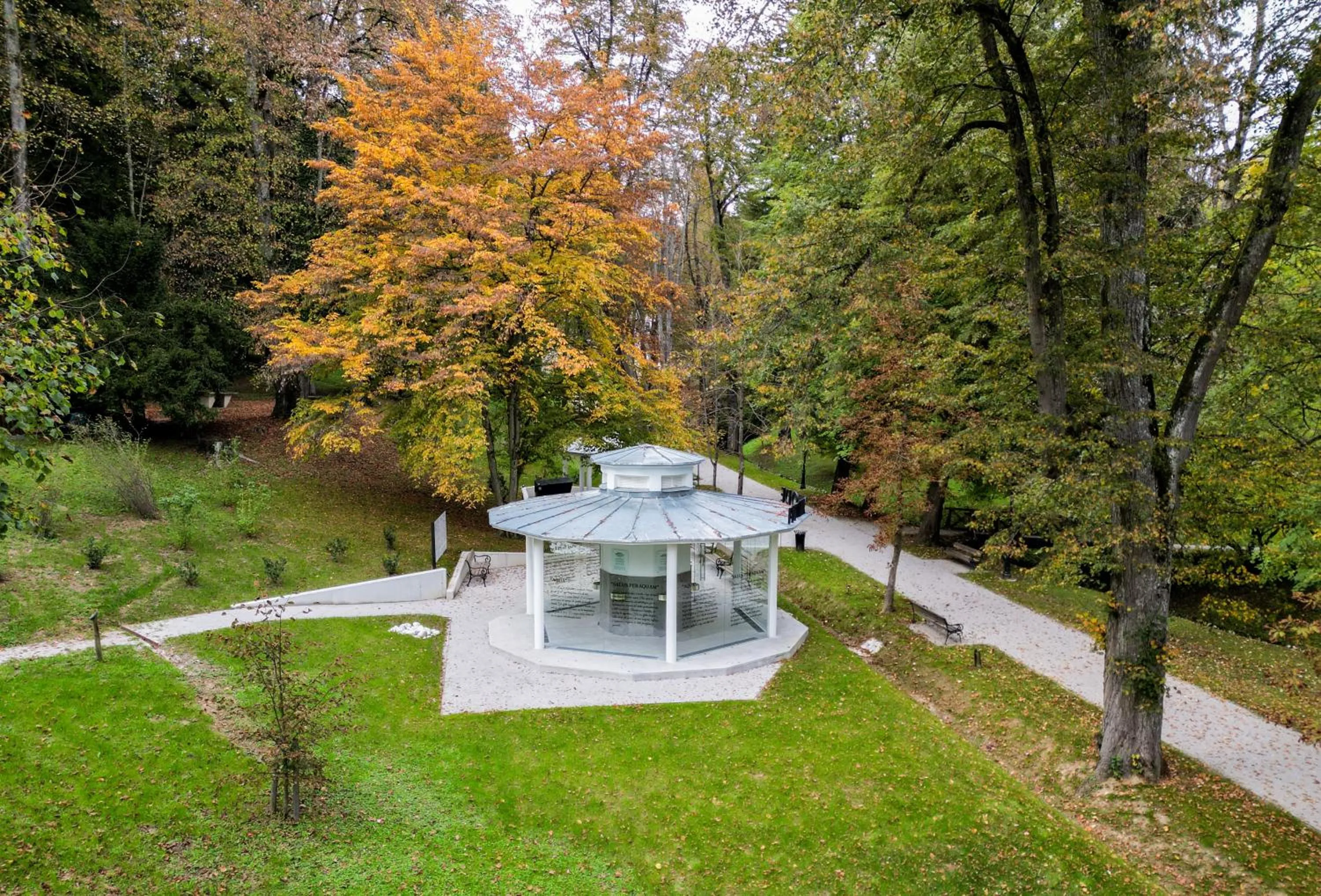 Garden in Hotel Švicarija - Terme Dobrna