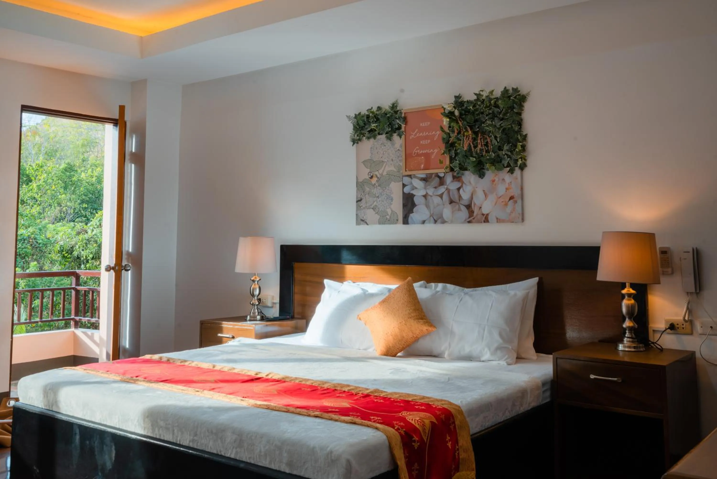 Bed in Island Wanderers Inn