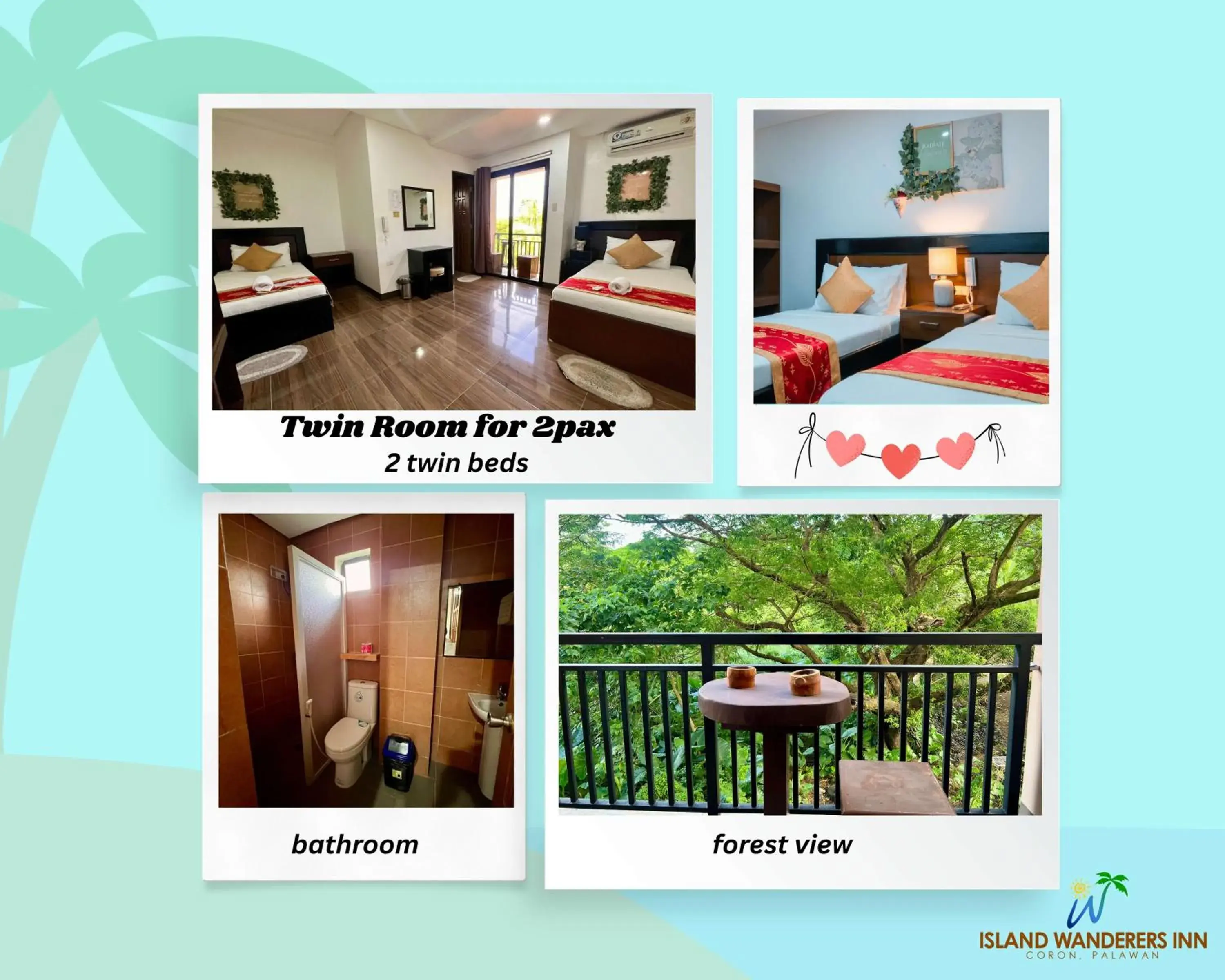 Standard Twin Room in Island Wanderers Inn Standard Twin Room in Island Wanderers Inn