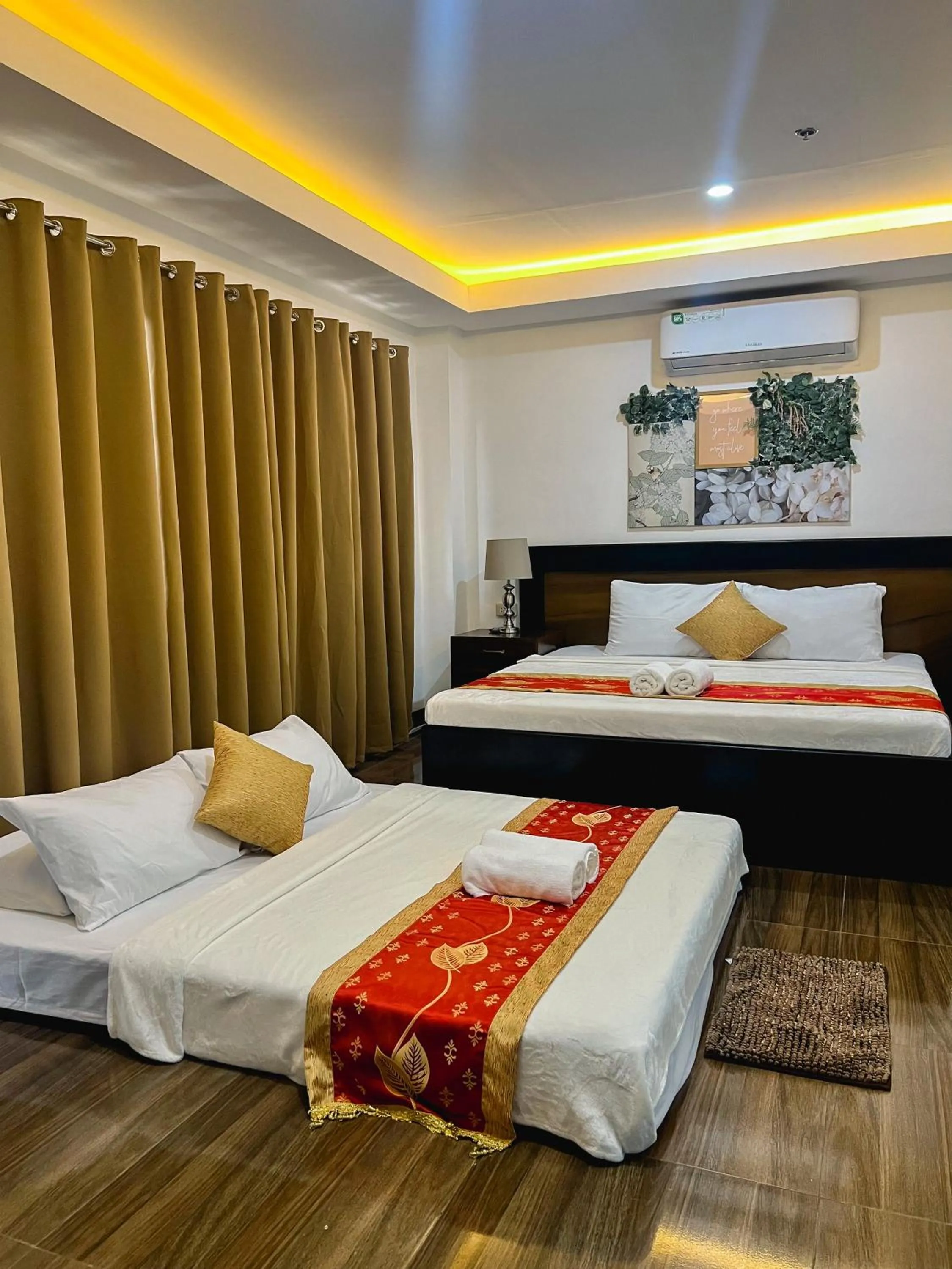 Bed in Island Wanderers Inn