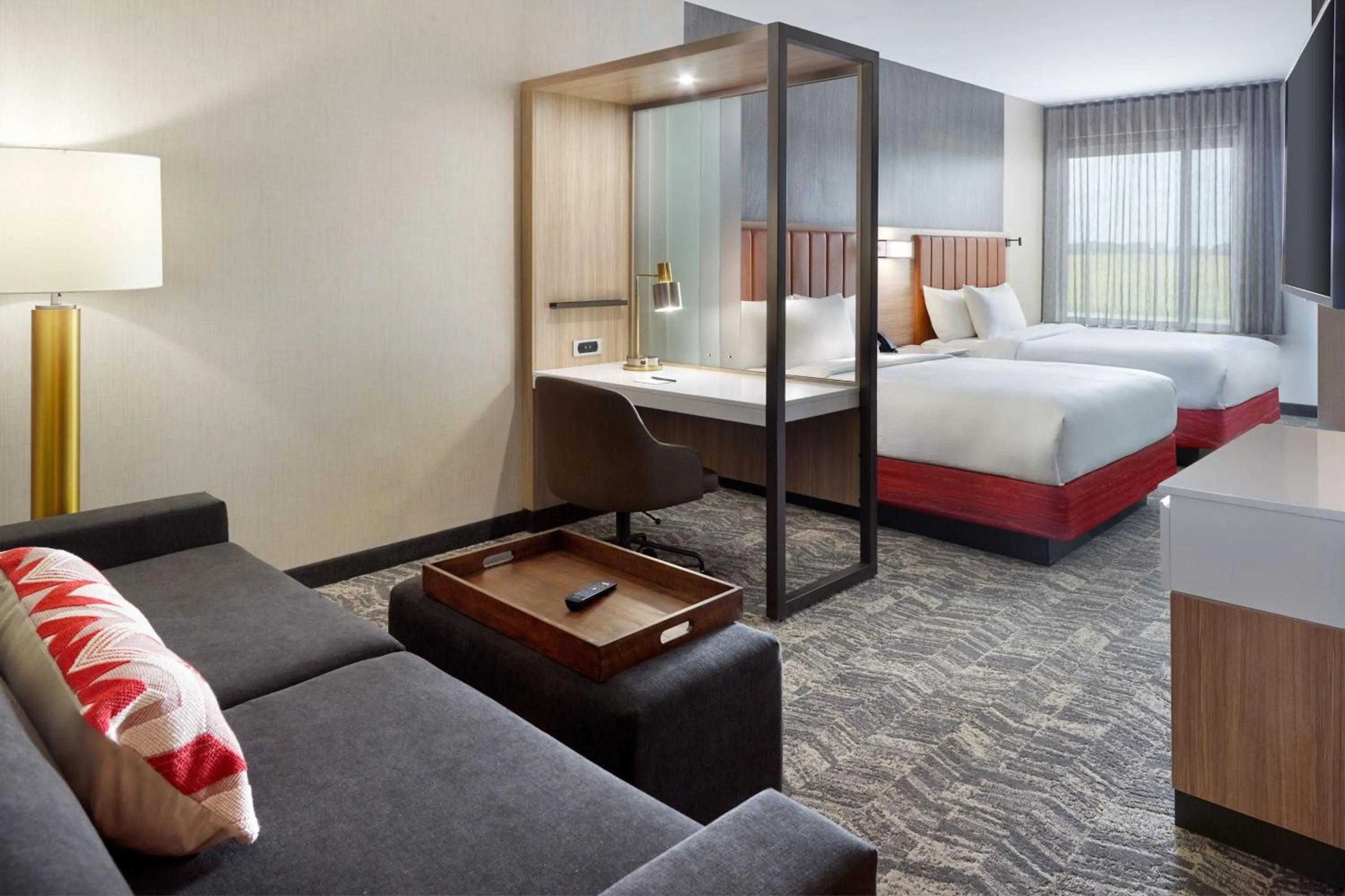 Bedroom, Bed in SpringHill Suites by Marriott Franklin Mint