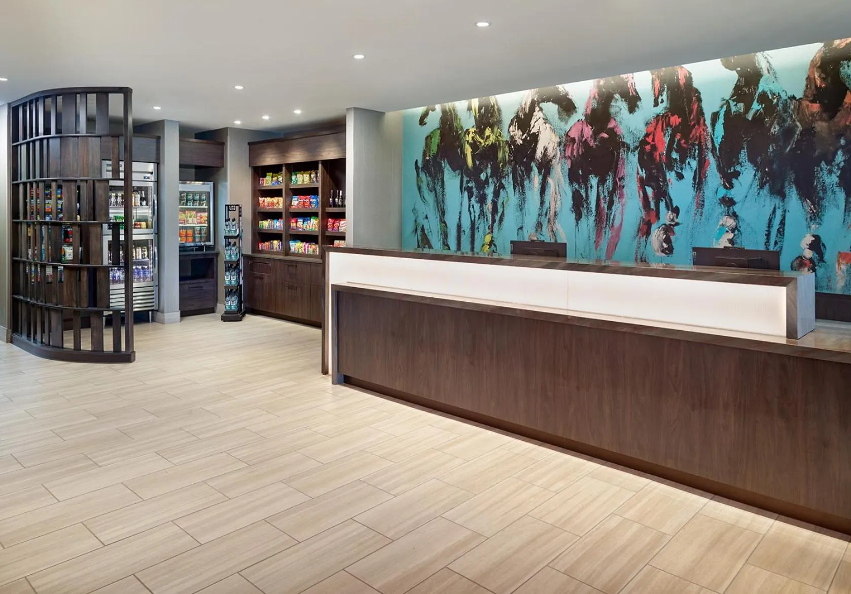 Lobby or reception in SpringHill Suites by Marriott Franklin Mint