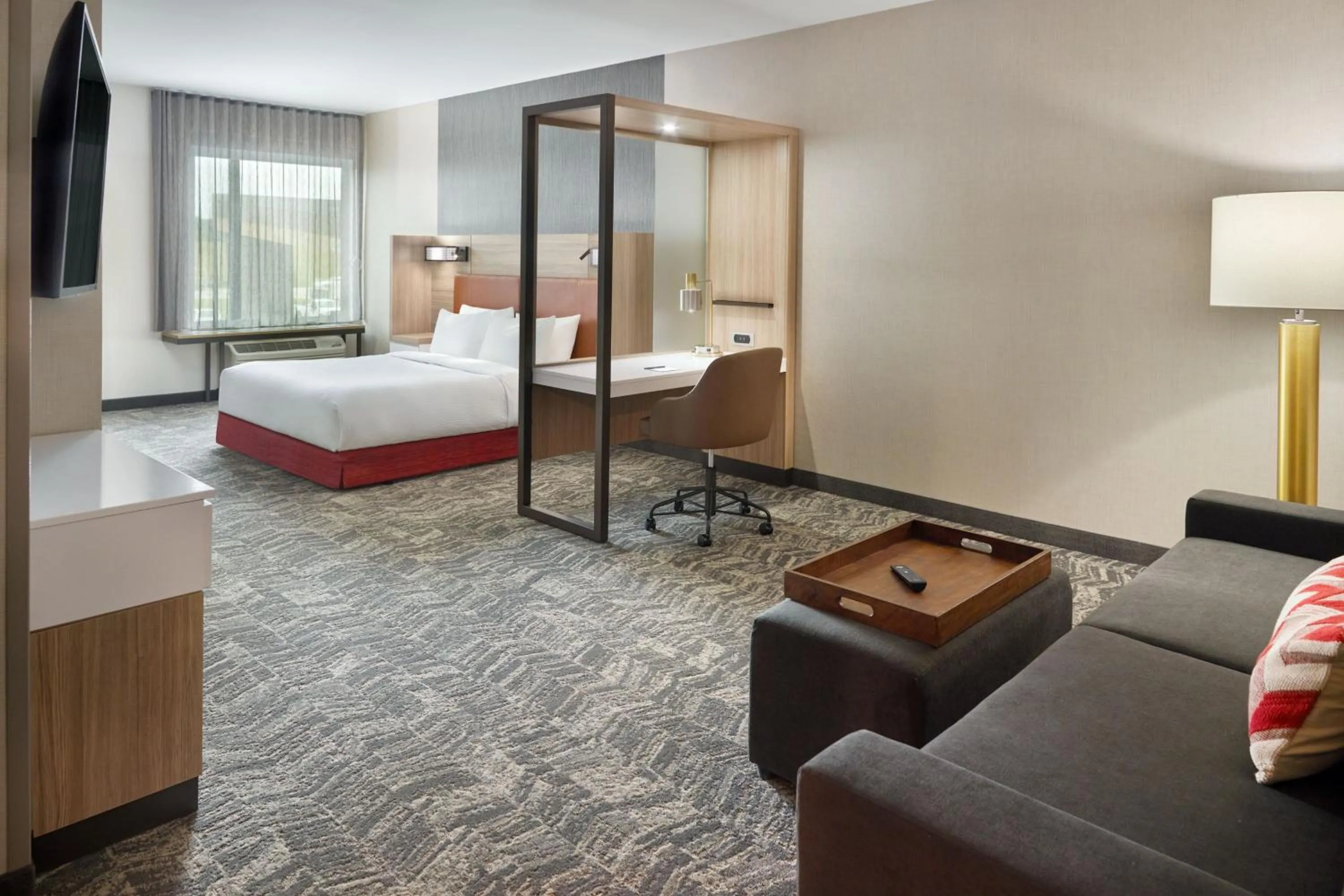 Bedroom, Bed in SpringHill Suites by Marriott Franklin Mint