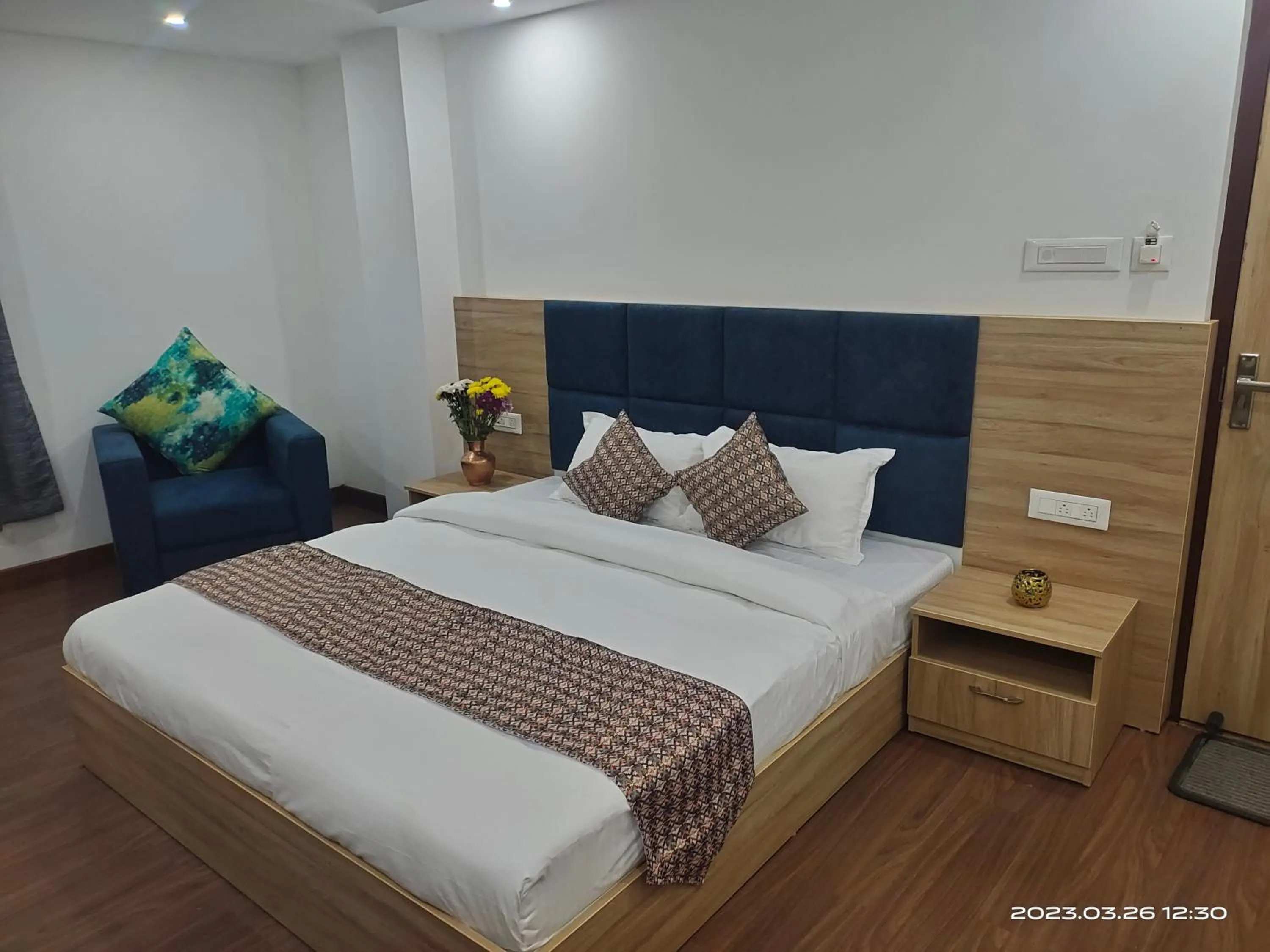 Bed in Shanol Residency