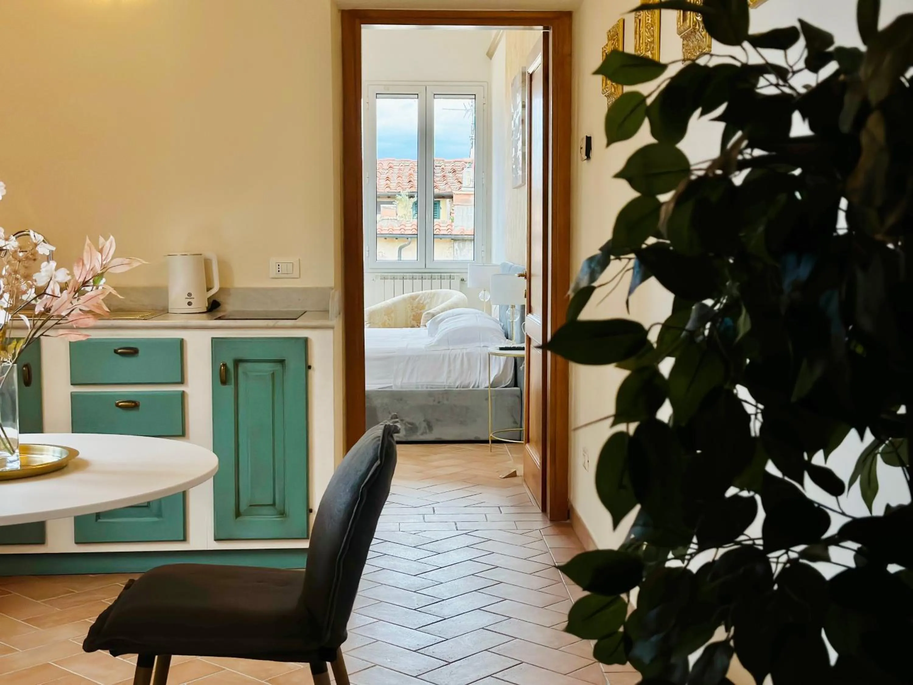 Kitchen or kitchenette, Bed in San Marco View