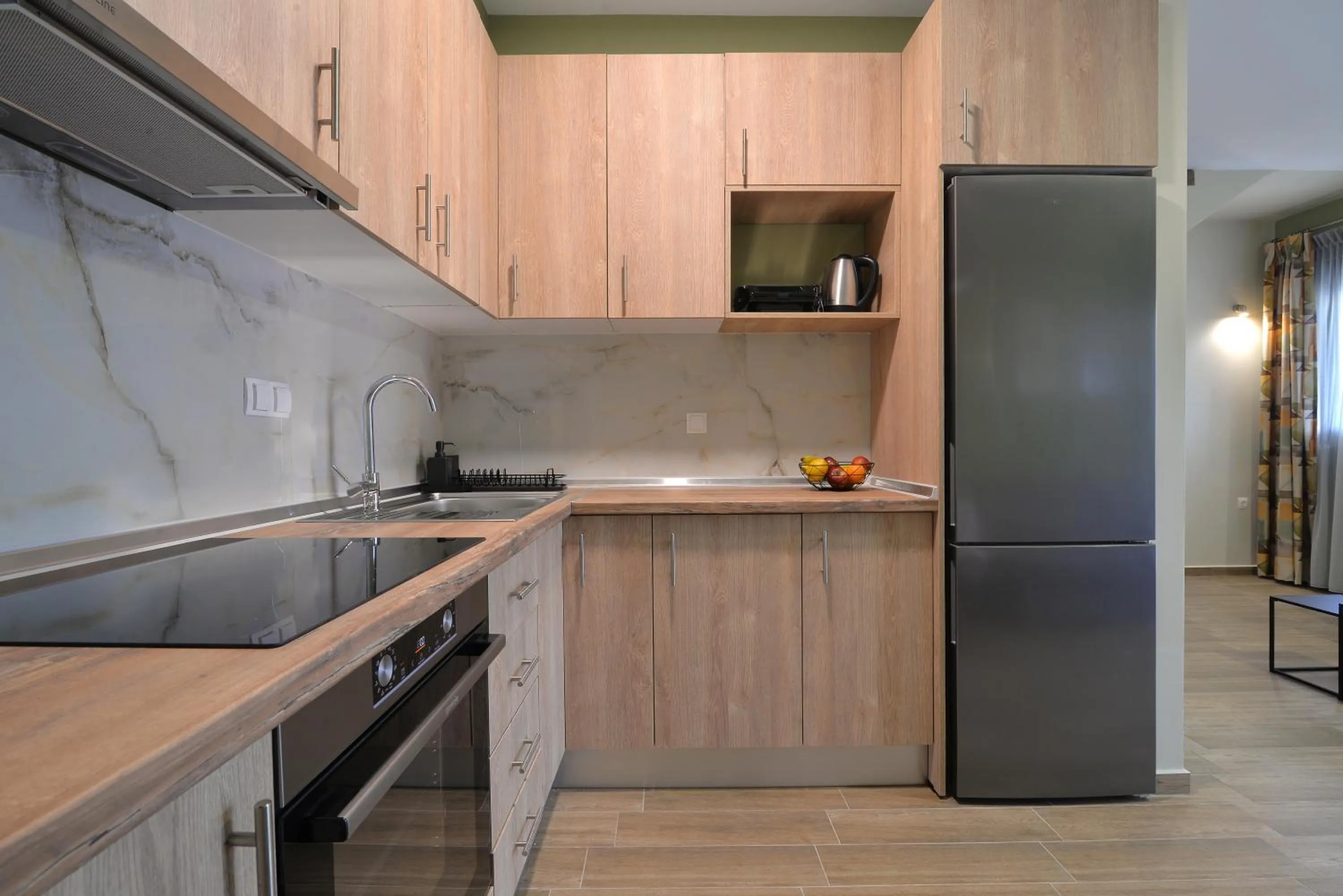 Kitchen or kitchenette in Niel Holiday Apartments, Panel Hospitality Homes & Villas