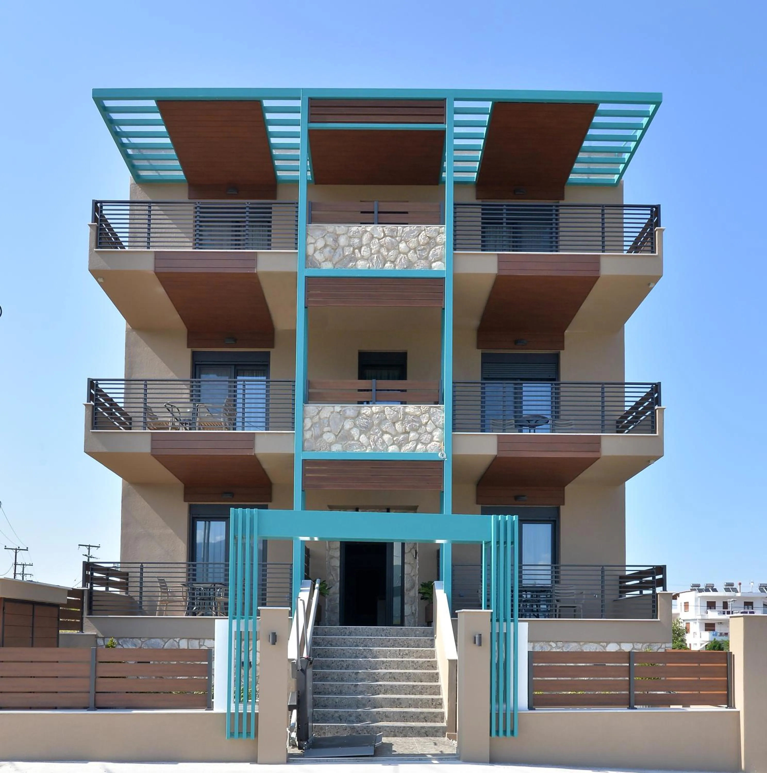 Property building in Niel Holiday Apartments, Panel Hospitality Homes & Villas