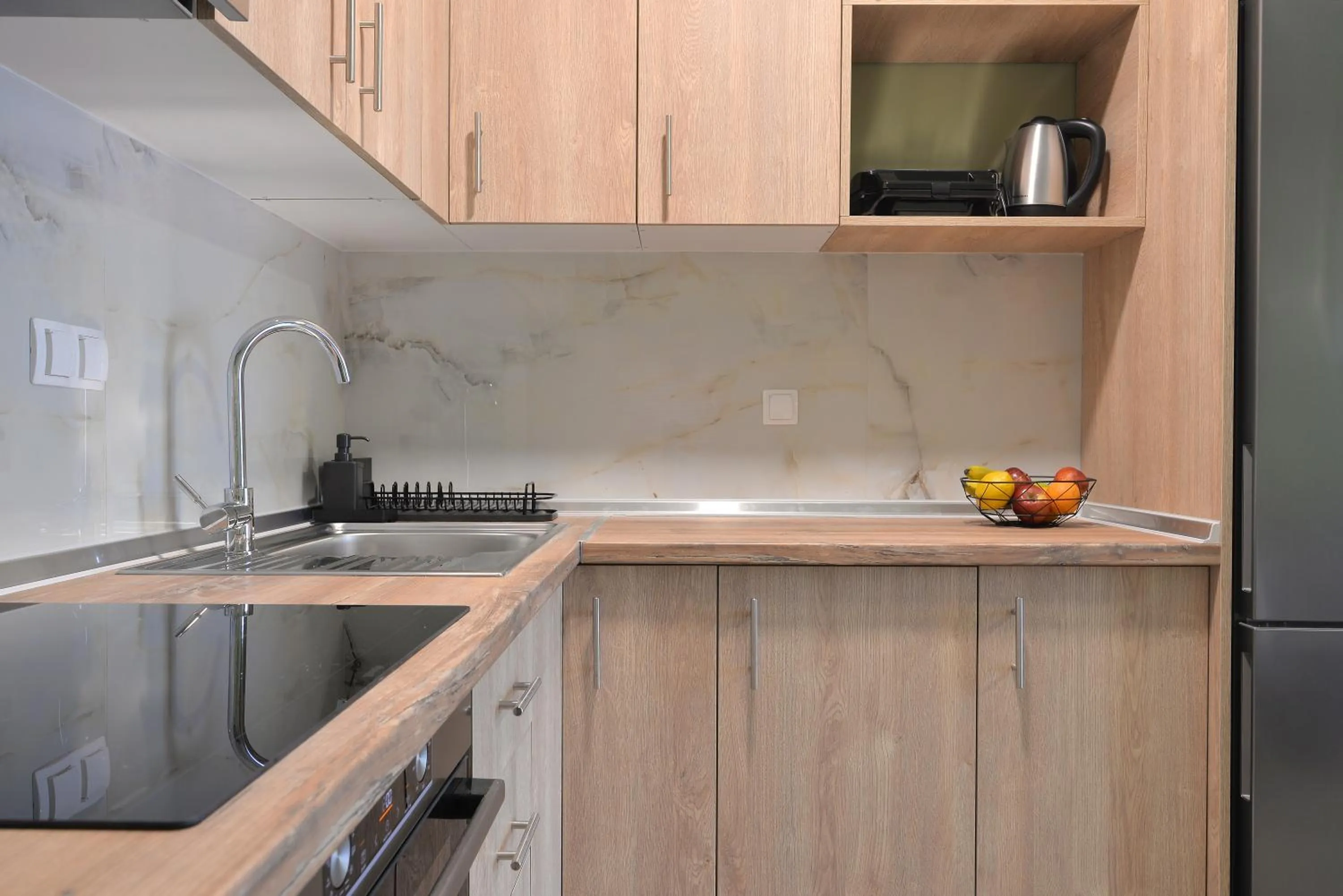 Kitchen or kitchenette in Niel Holiday Apartments, Panel Hospitality Homes & Villas