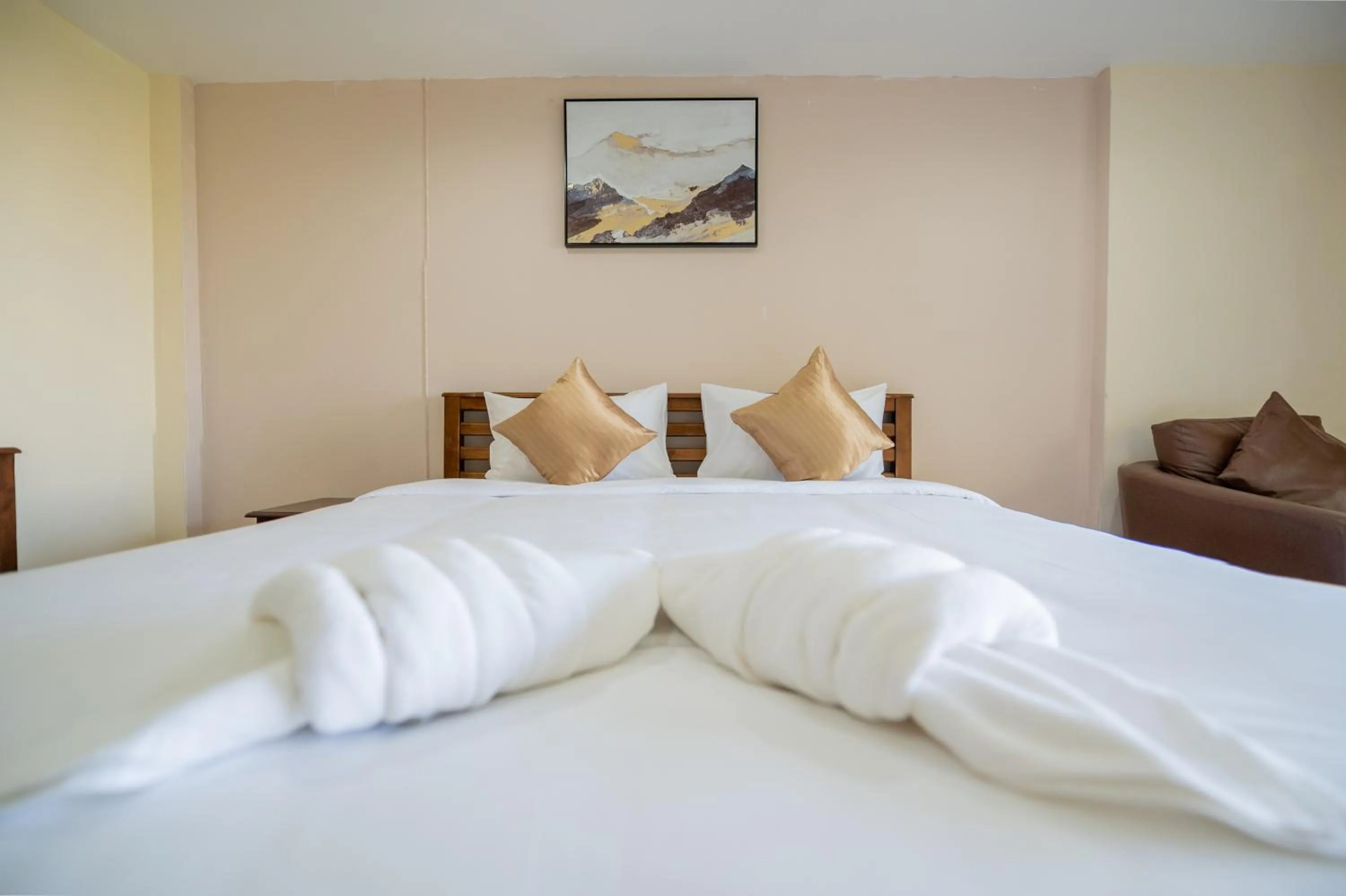 Bed in Hillside Resort