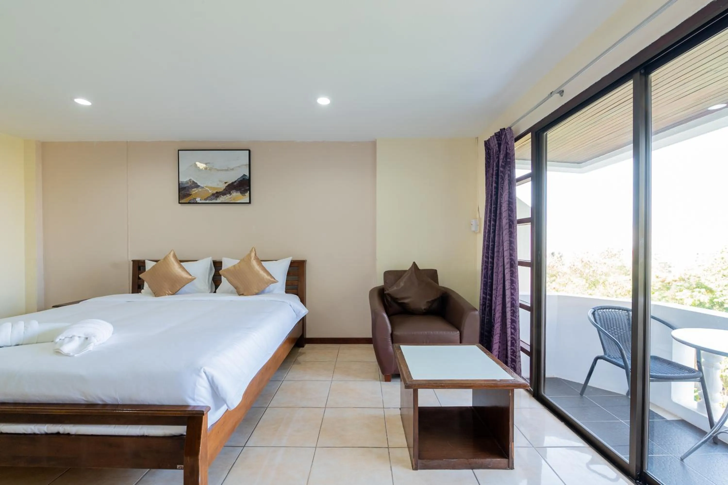 Bed in Hillside Resort