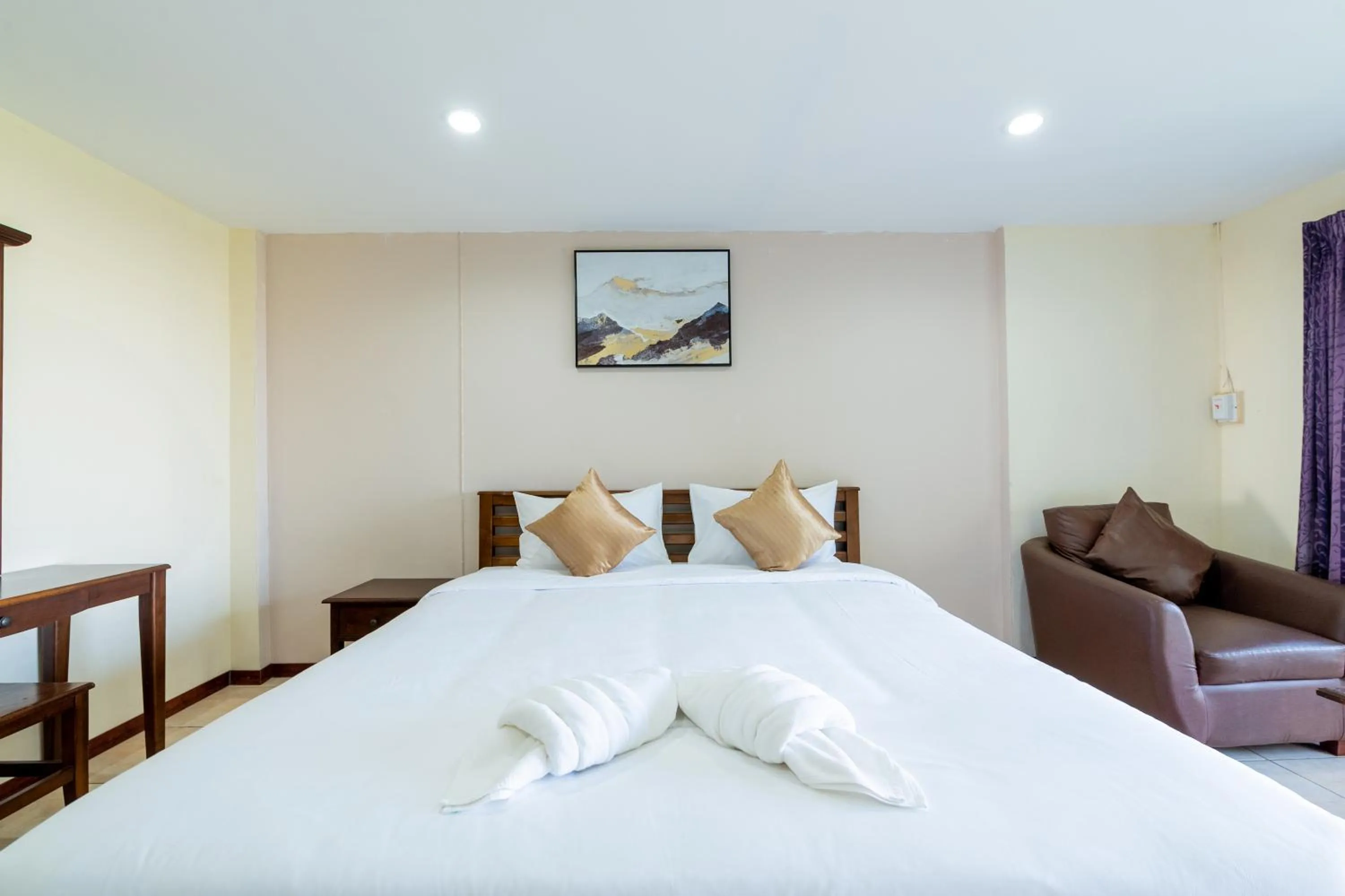 Bed in Hillside Resort