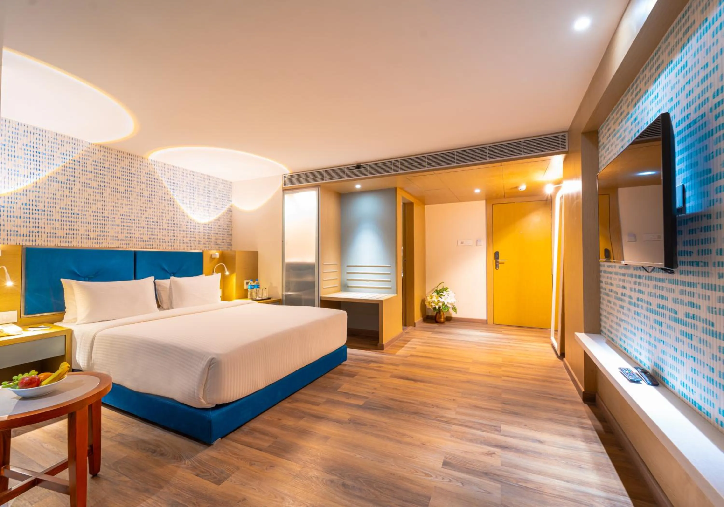 Communal lounge/ TV room, Bed in Effotel By Sayaji Bhopal