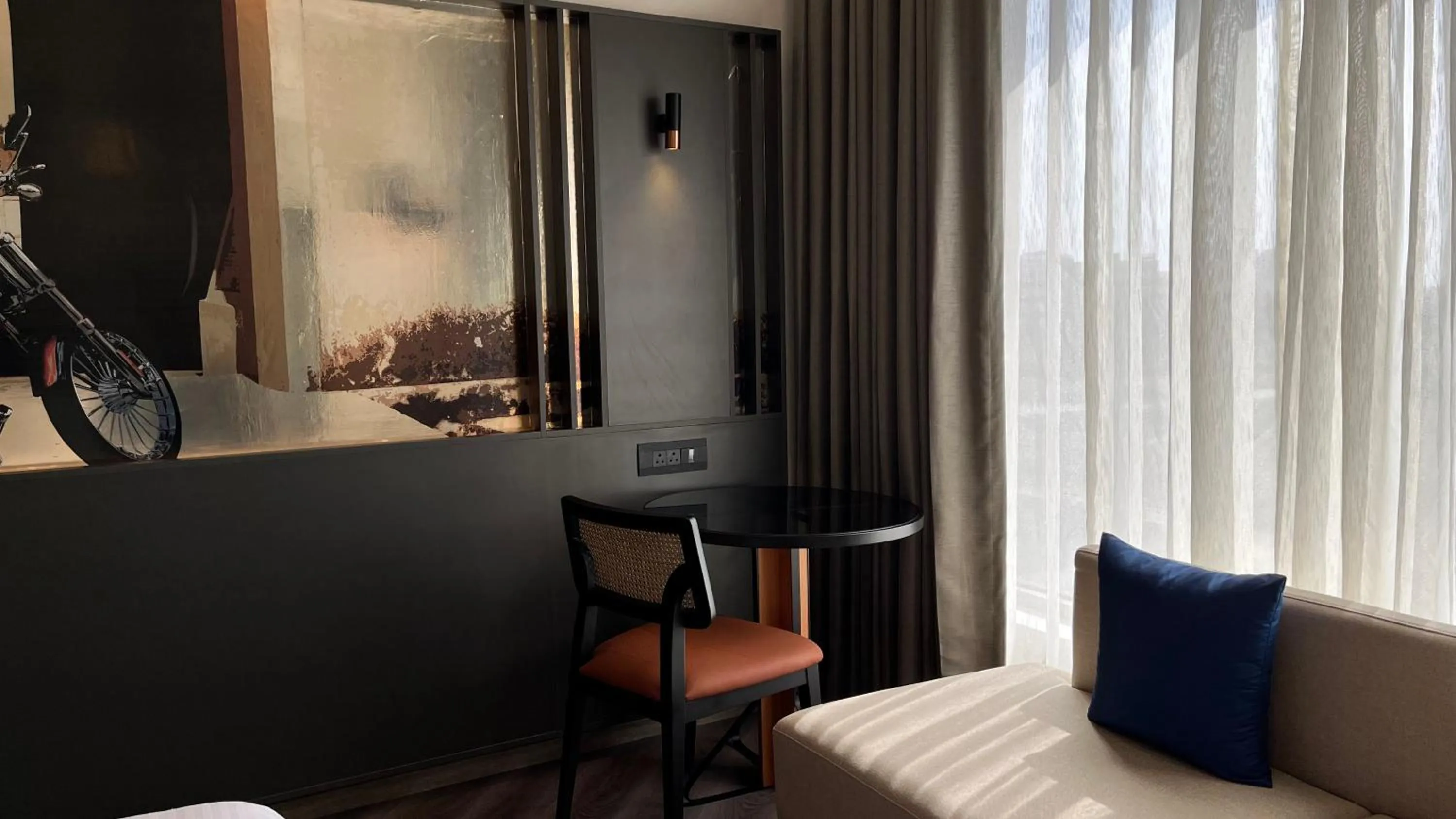 Seating area in Ramada Encore by Wyndham Indore Nipania