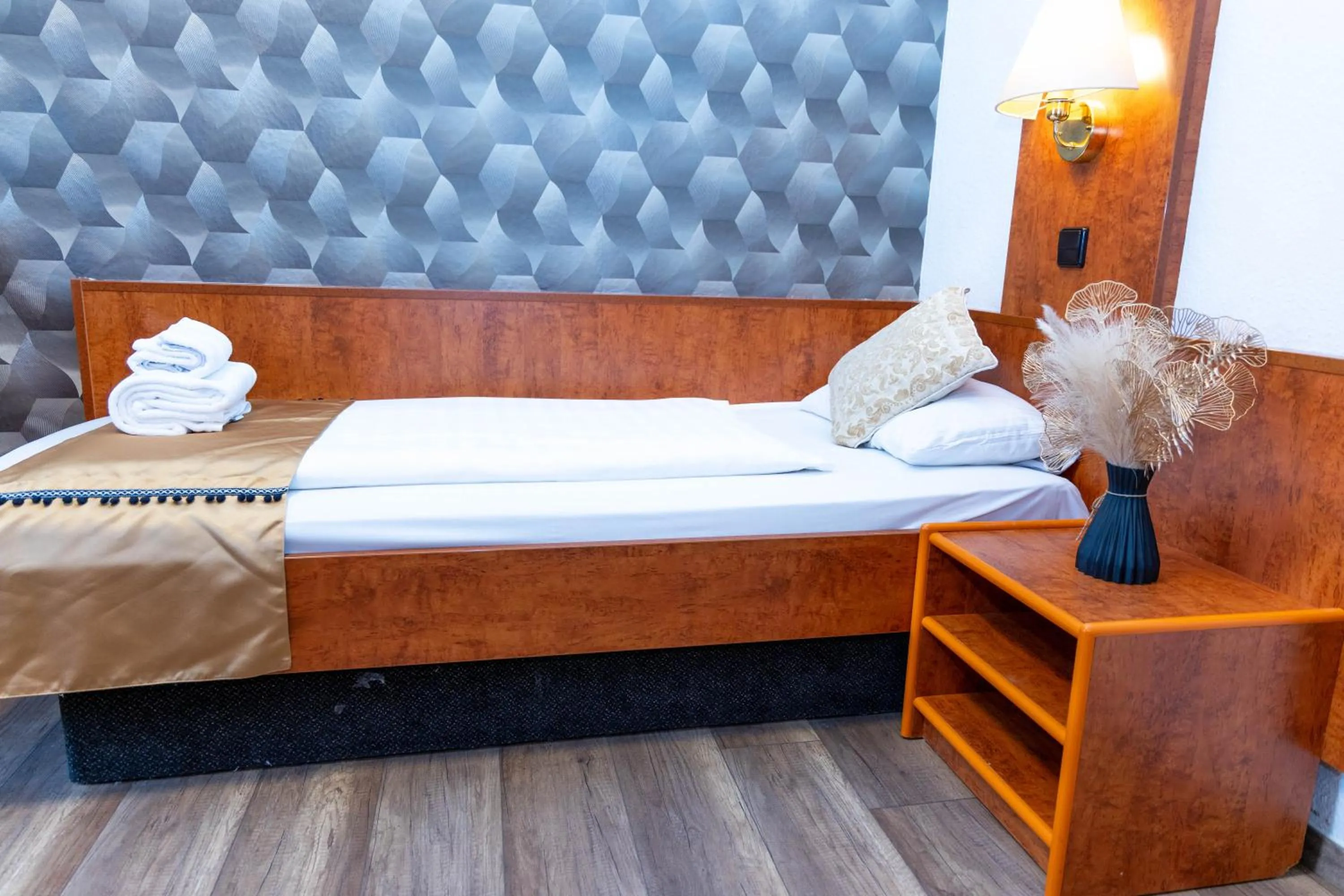 Bed in Hotel Rossija