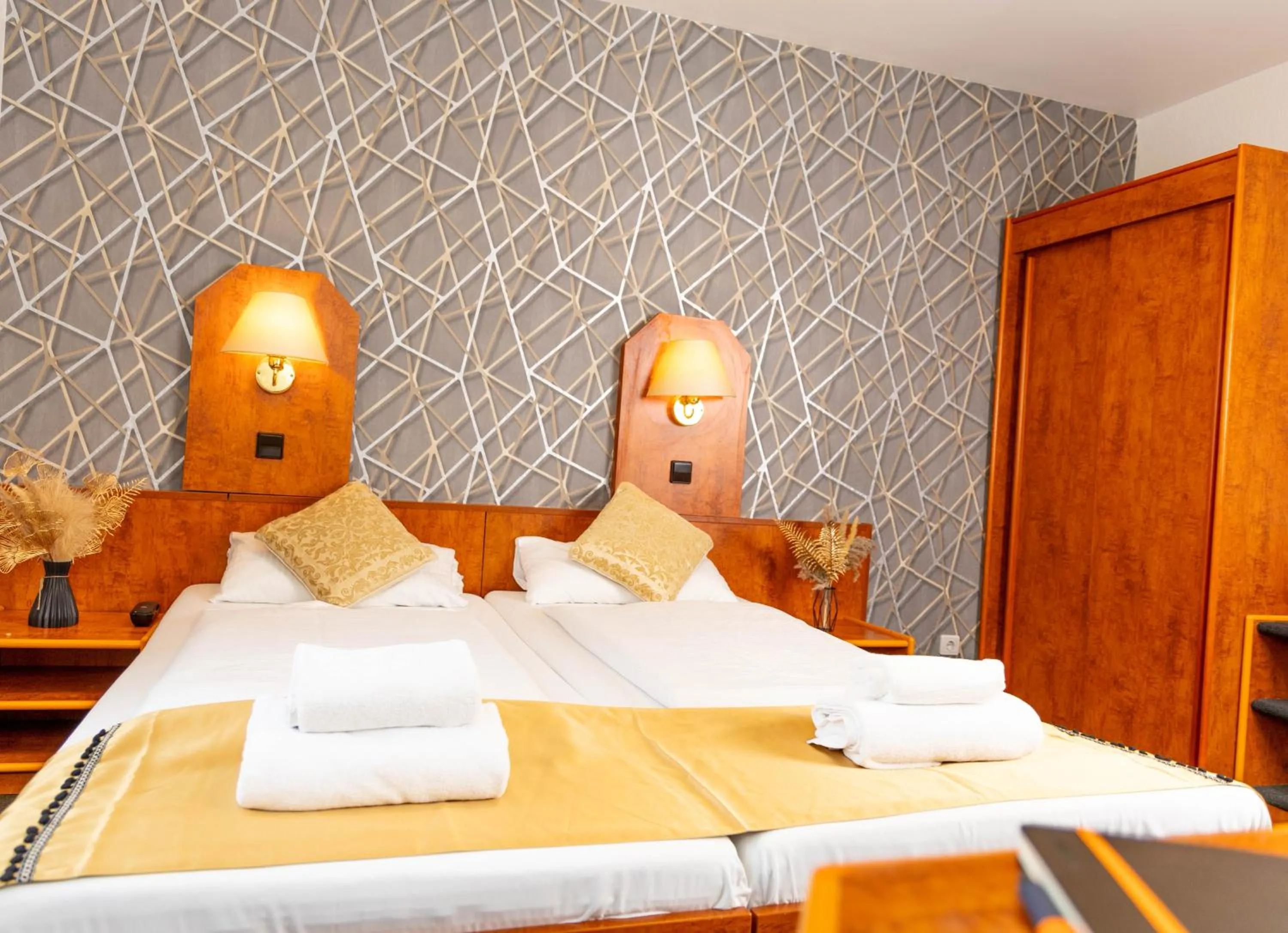 Bed in Hotel Rossija