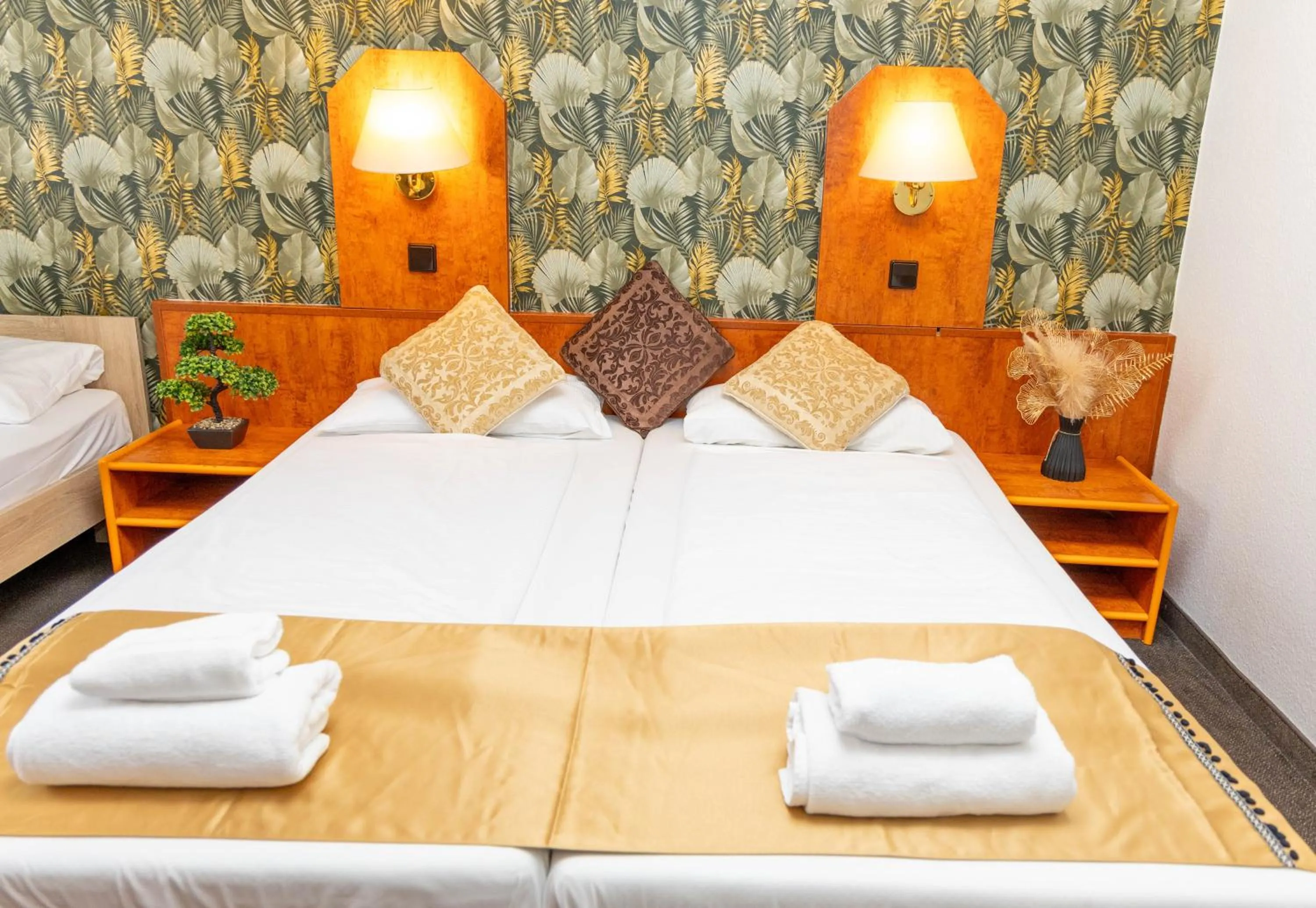 Bed in Hotel Rossija