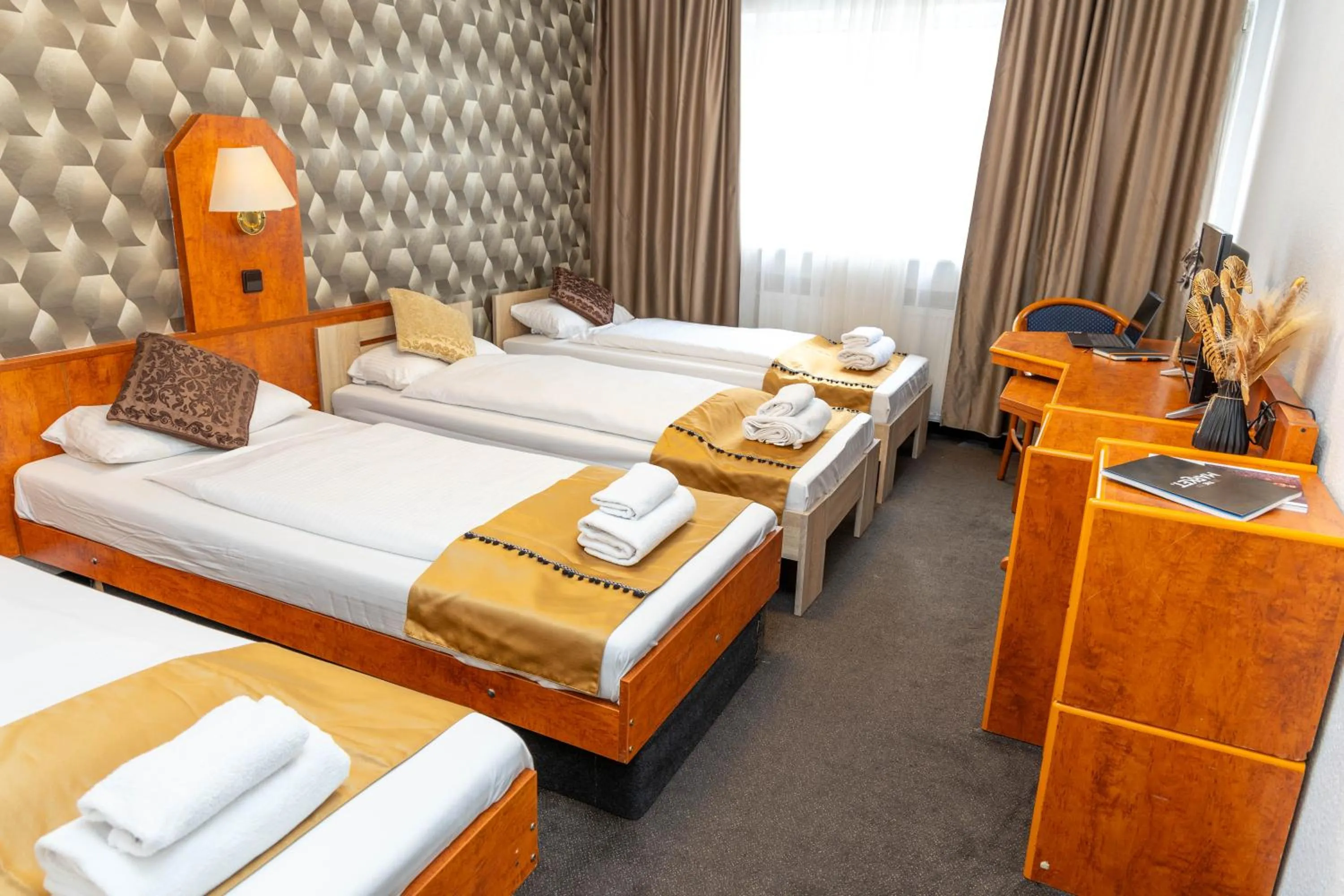 Bed in Hotel Rossija