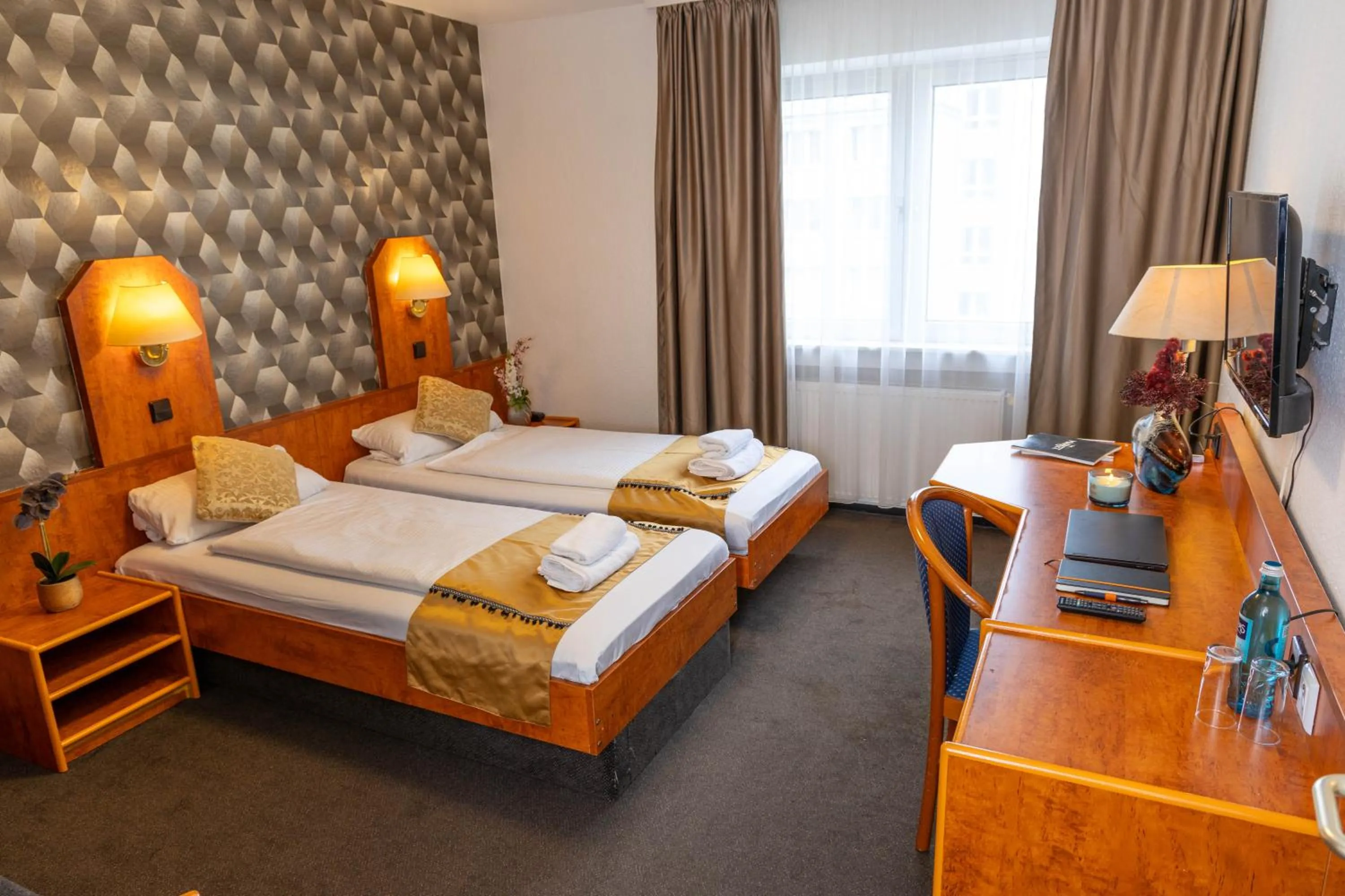 Bed in Hotel Rossija