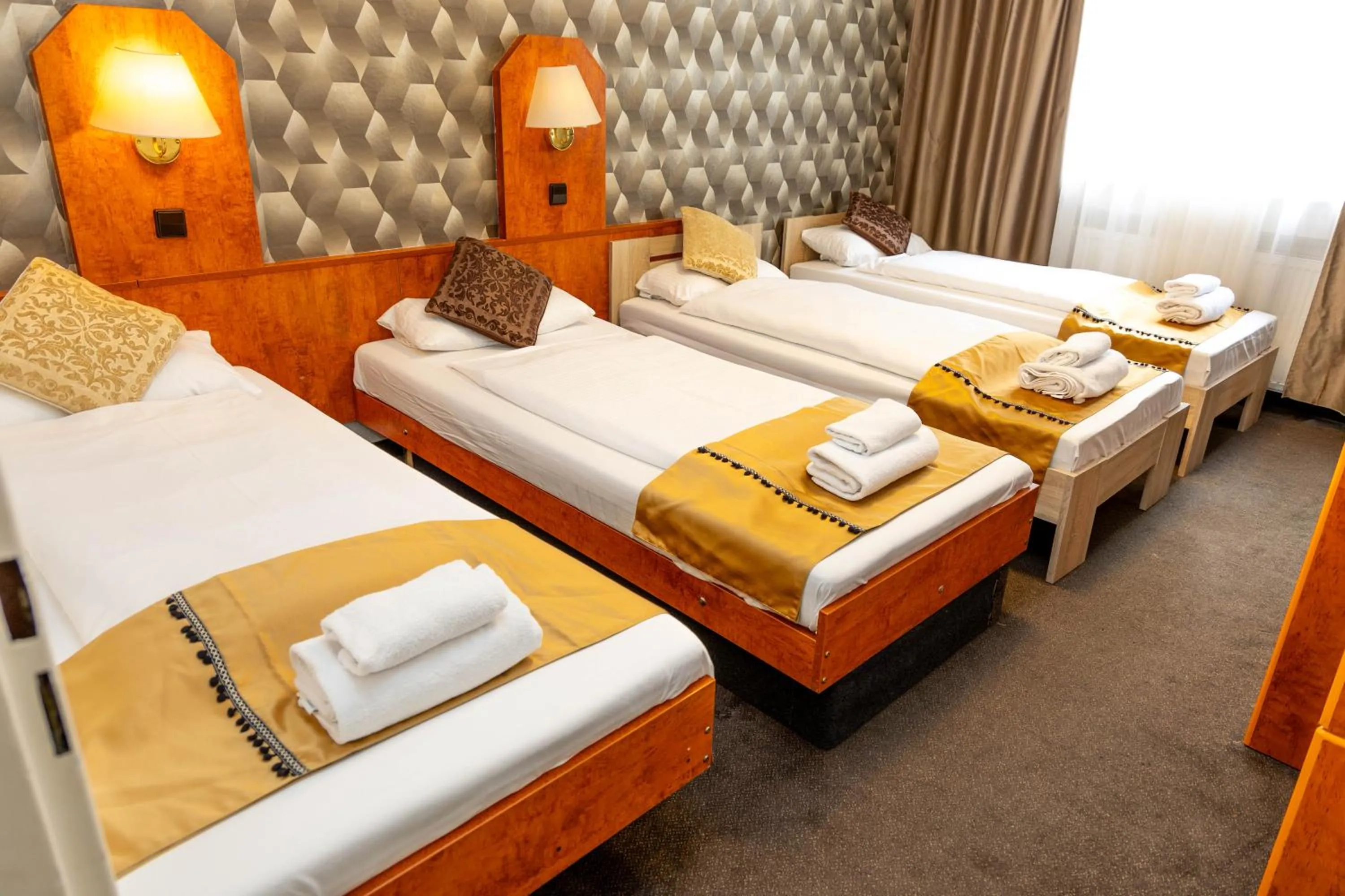 Bed in Hotel Rossija