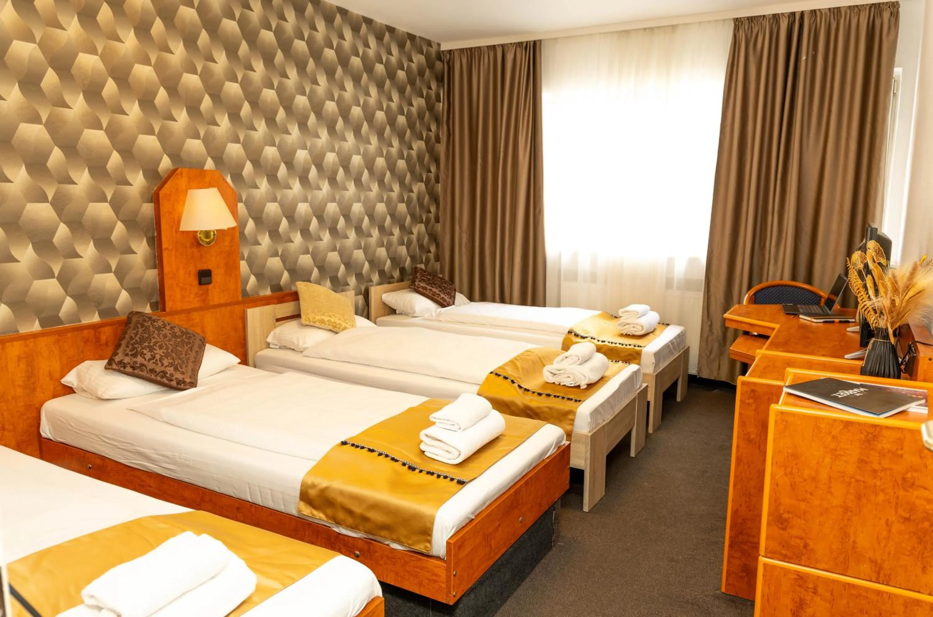 Bed in Hotel Rossija