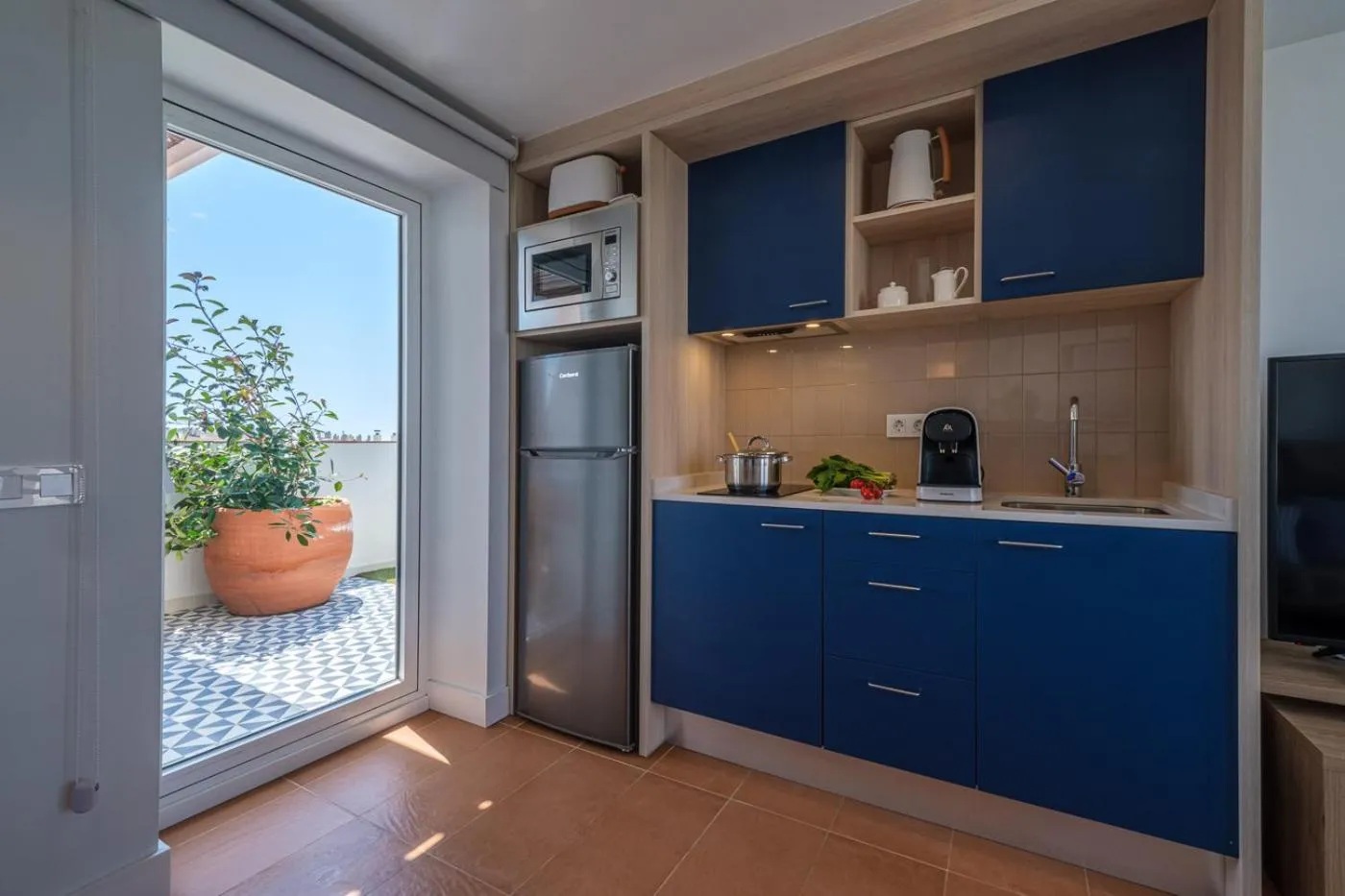 Kitchen or kitchenette in Áncora Salou La Siesta Apartments
