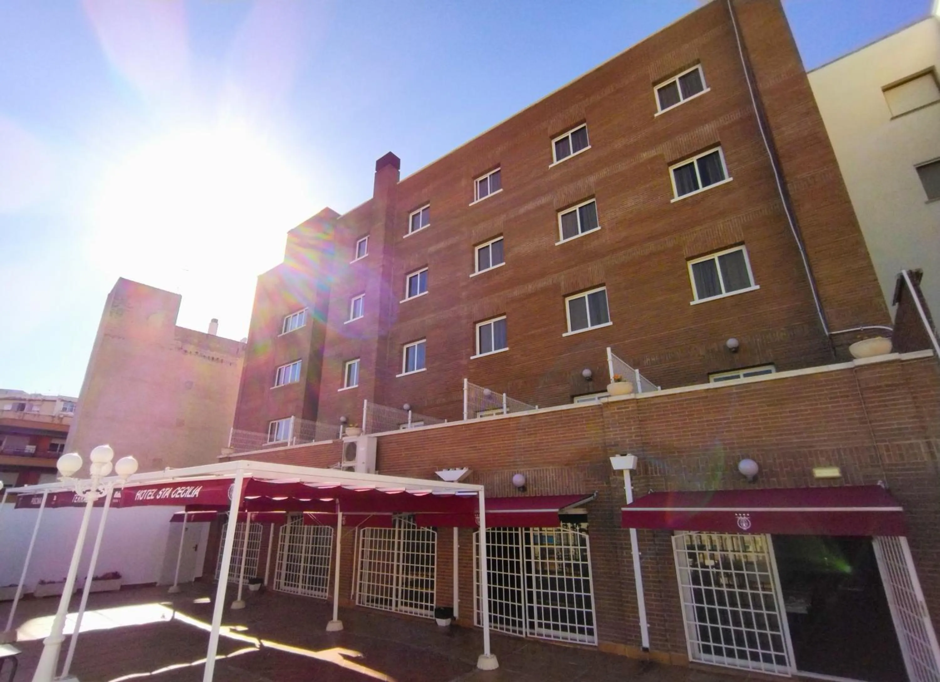 Swimming pool in Hotel Santa Cecilia