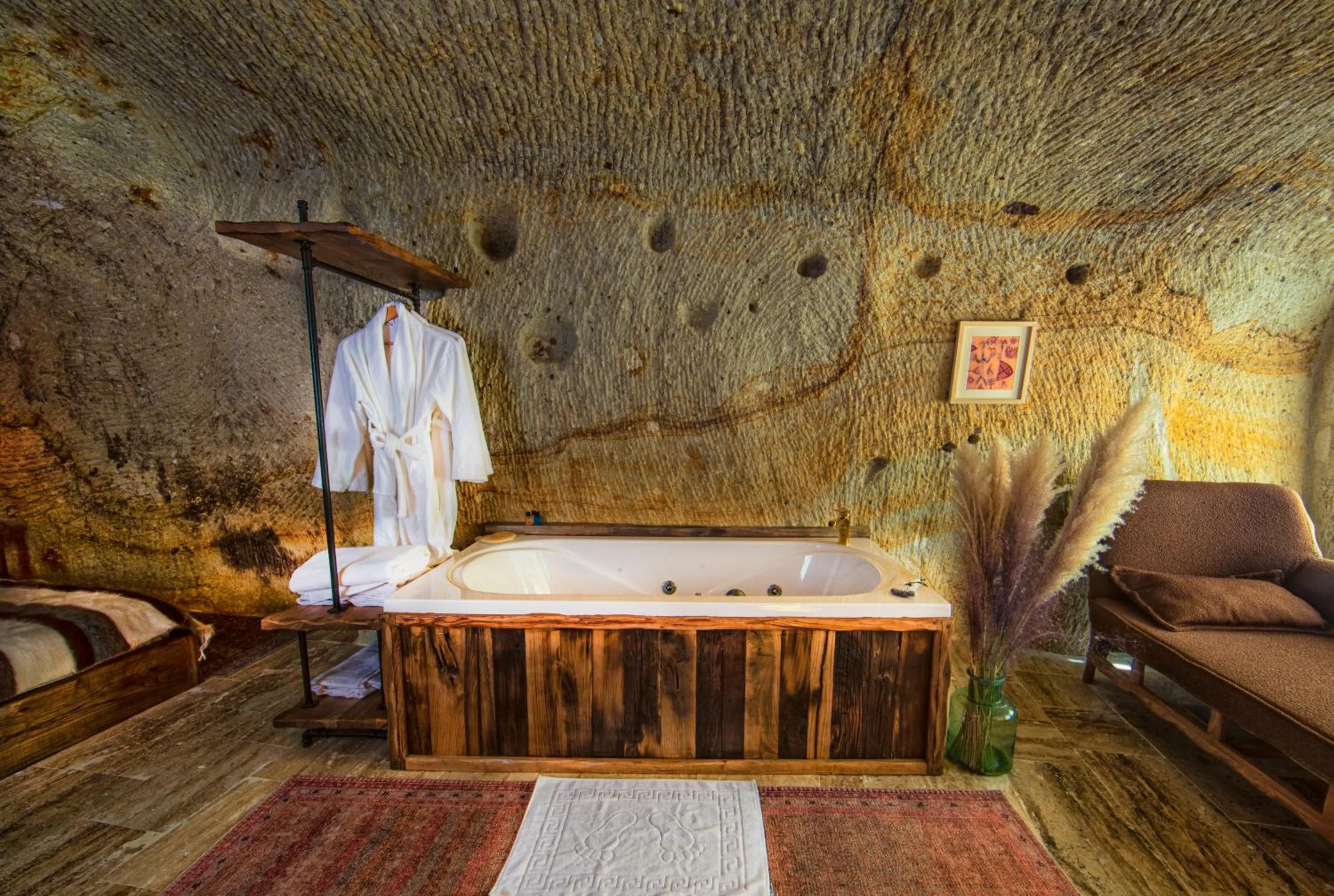Bedroom in Fragman Cave Cappadocia