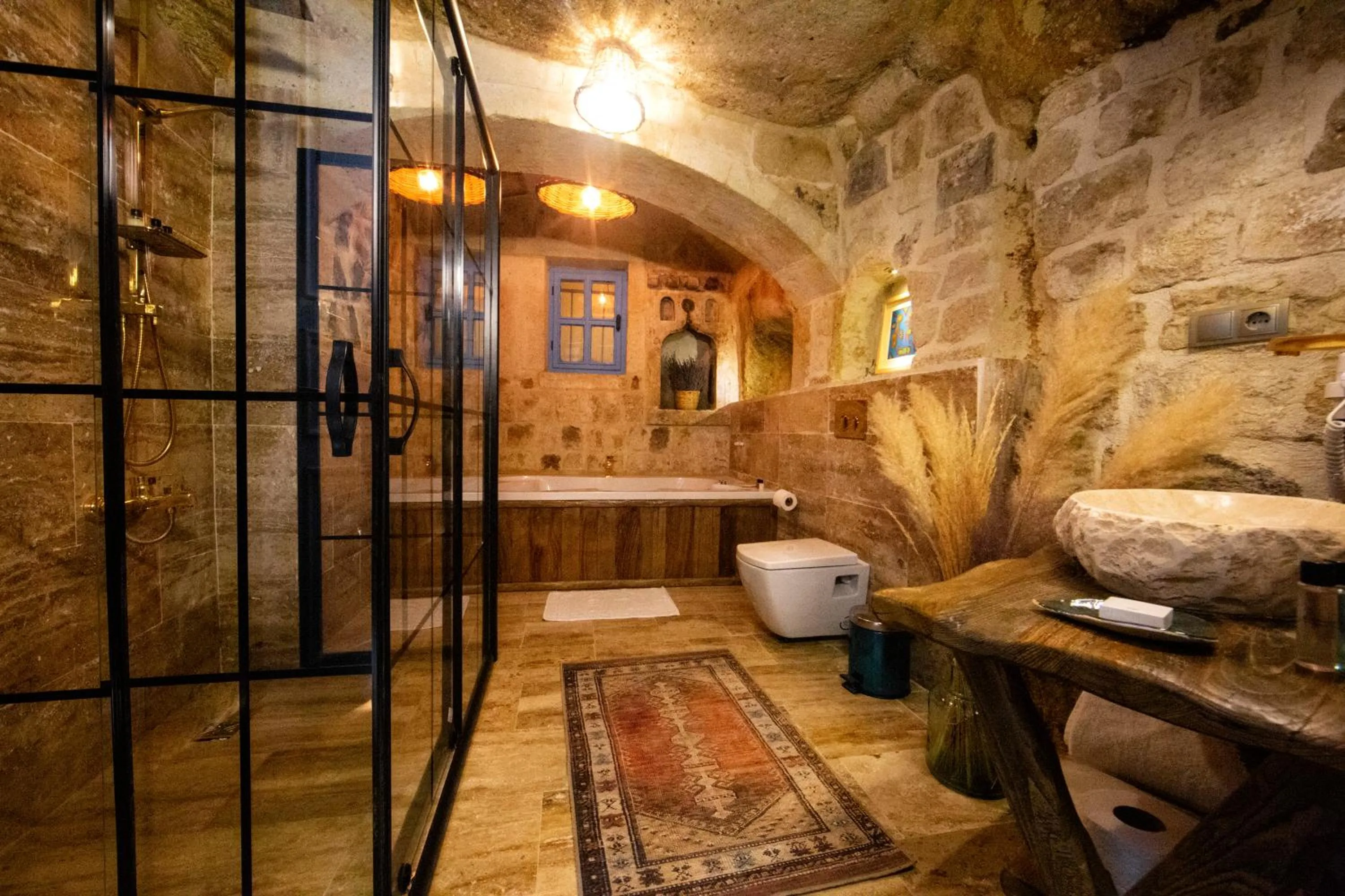 Shower in Fragman Cave Cappadocia
