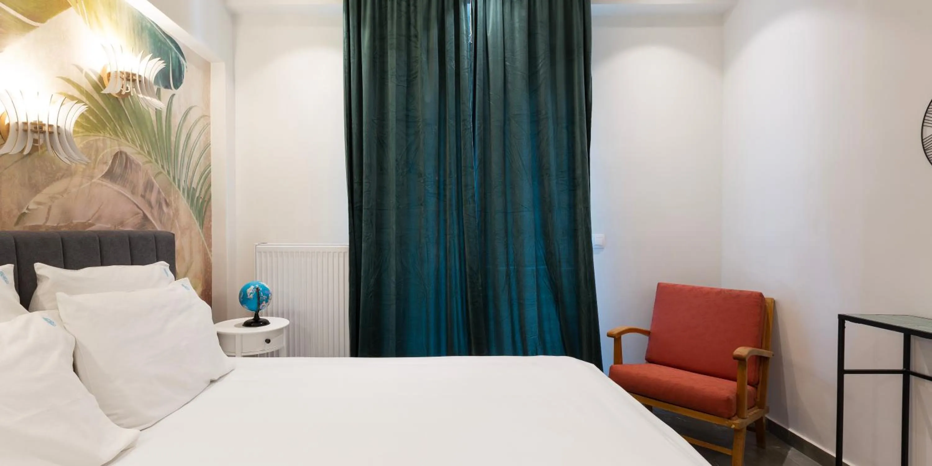 Bed in The Caravan Apartments