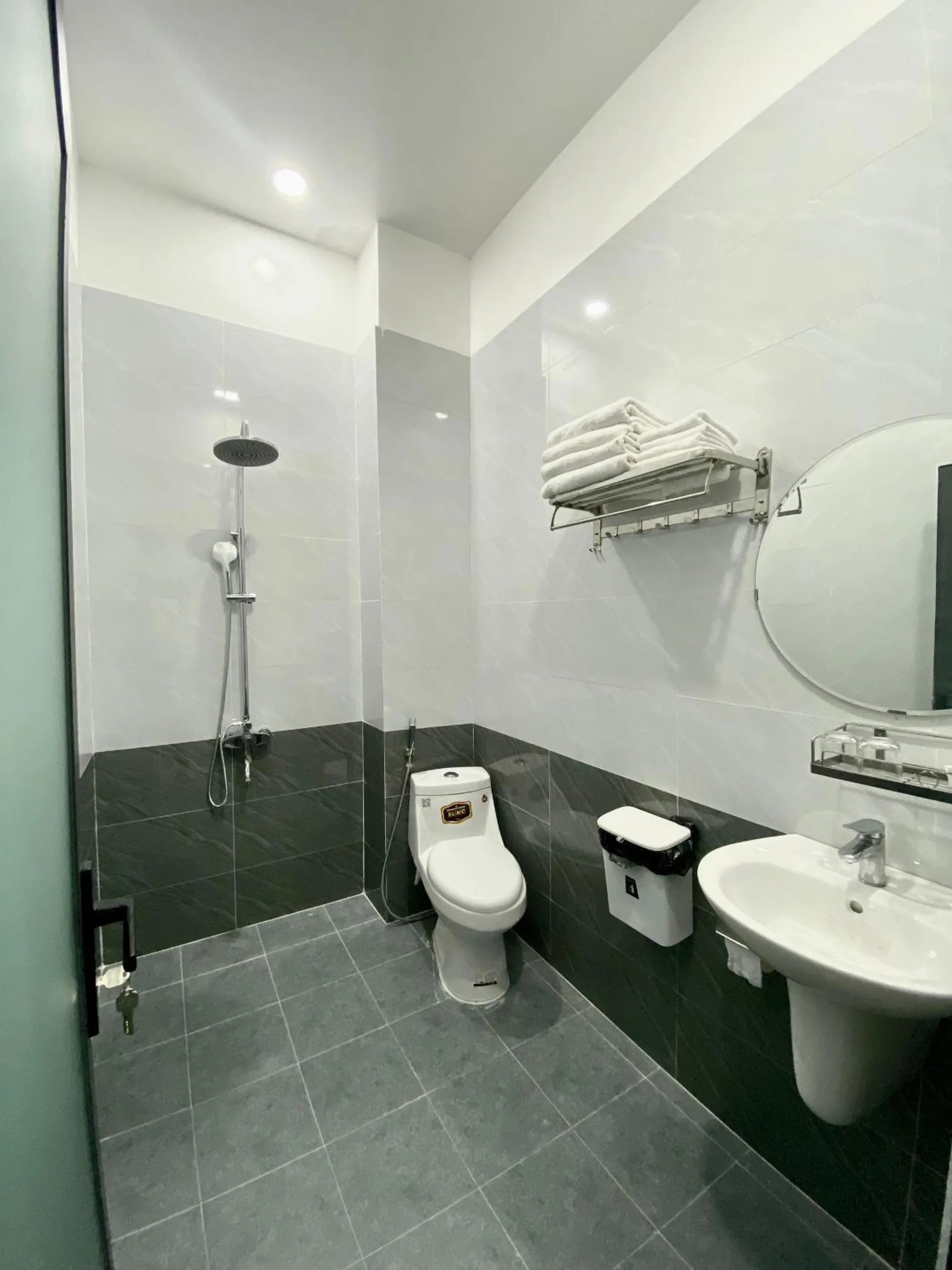 Shower in Seaside Hotel - Rach Gia