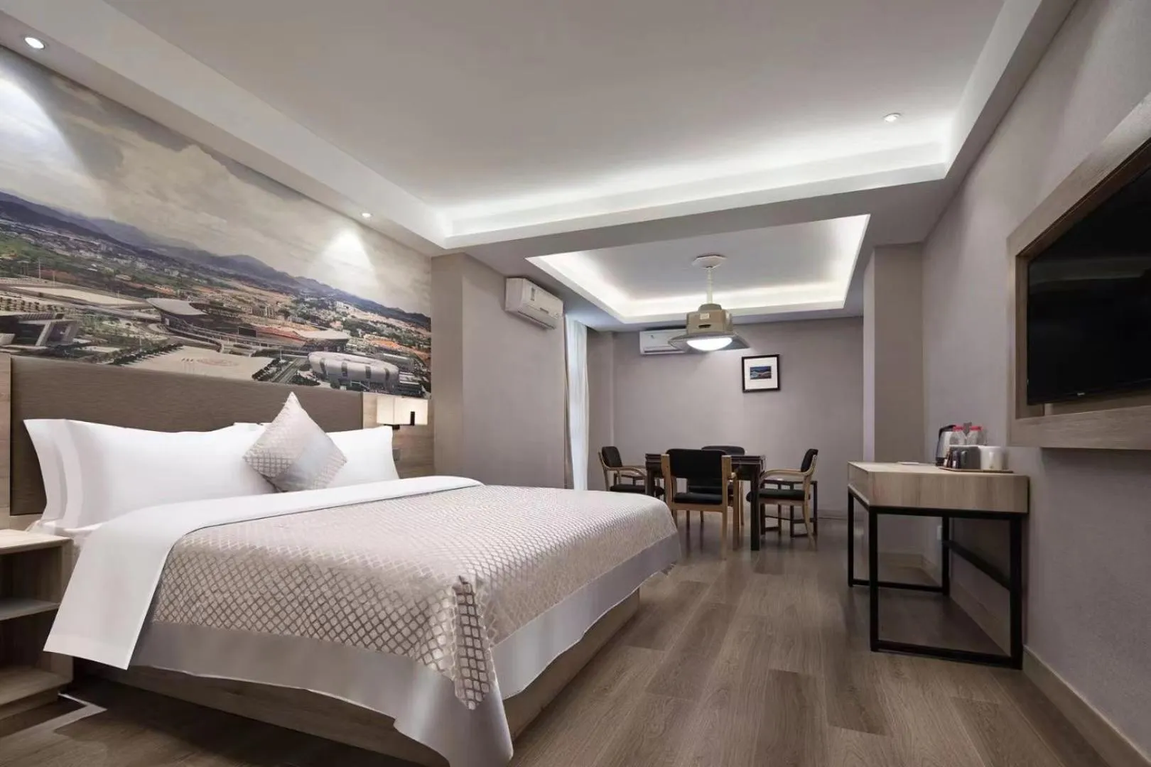 Bed in Morning Hotel, Loudi Changqing Street Louxing Square