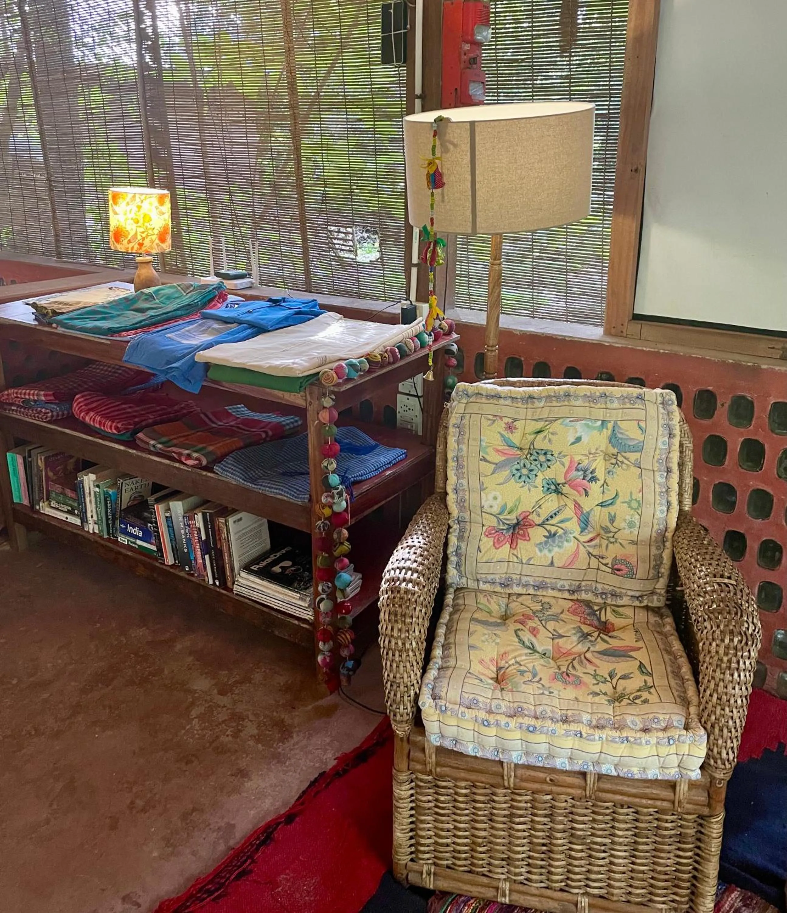 Seating area in The DIVEResort and Dancing Dugong Cafe