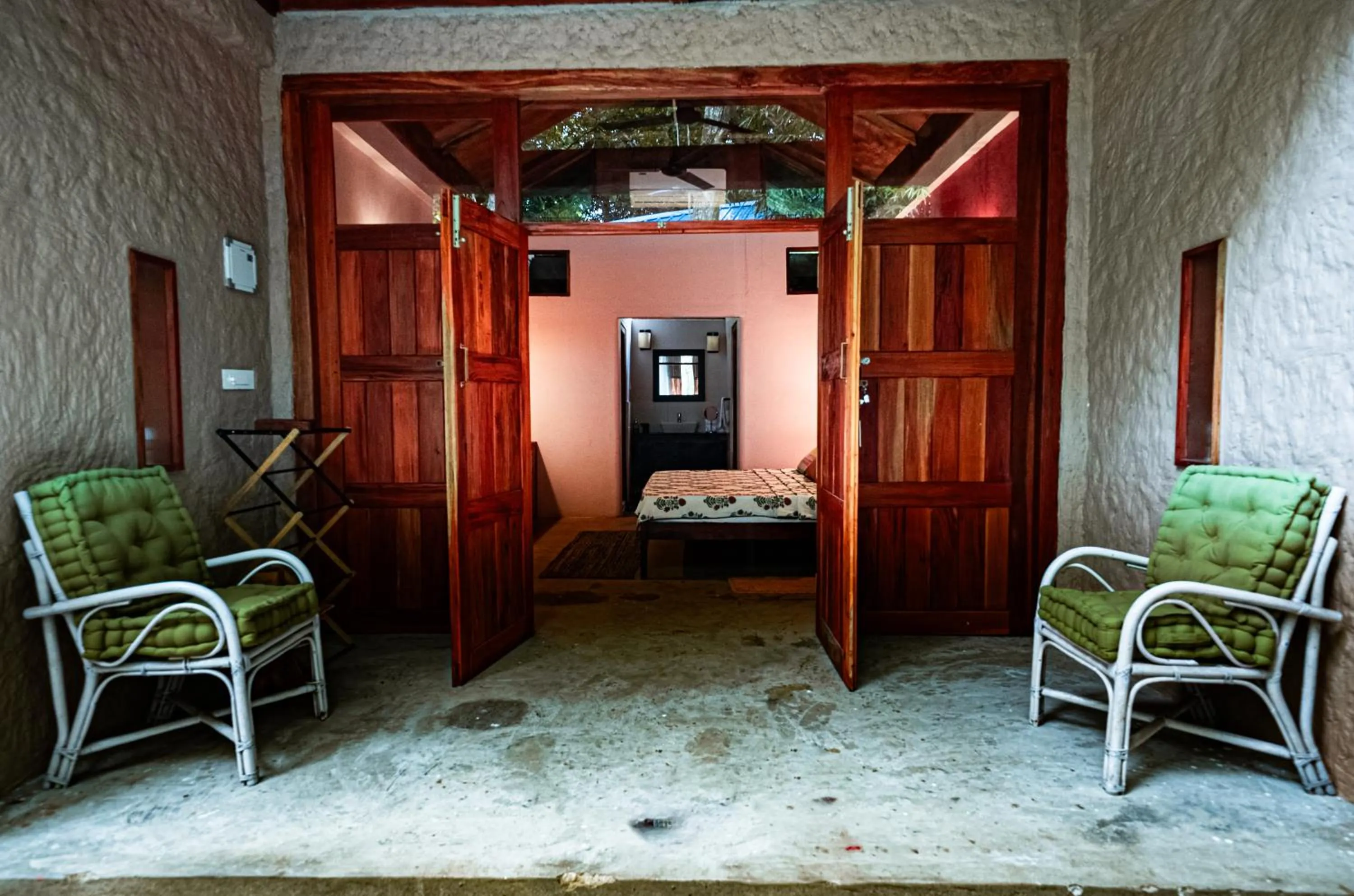 Seating area in The DIVEResort and Dancing Dugong Cafe