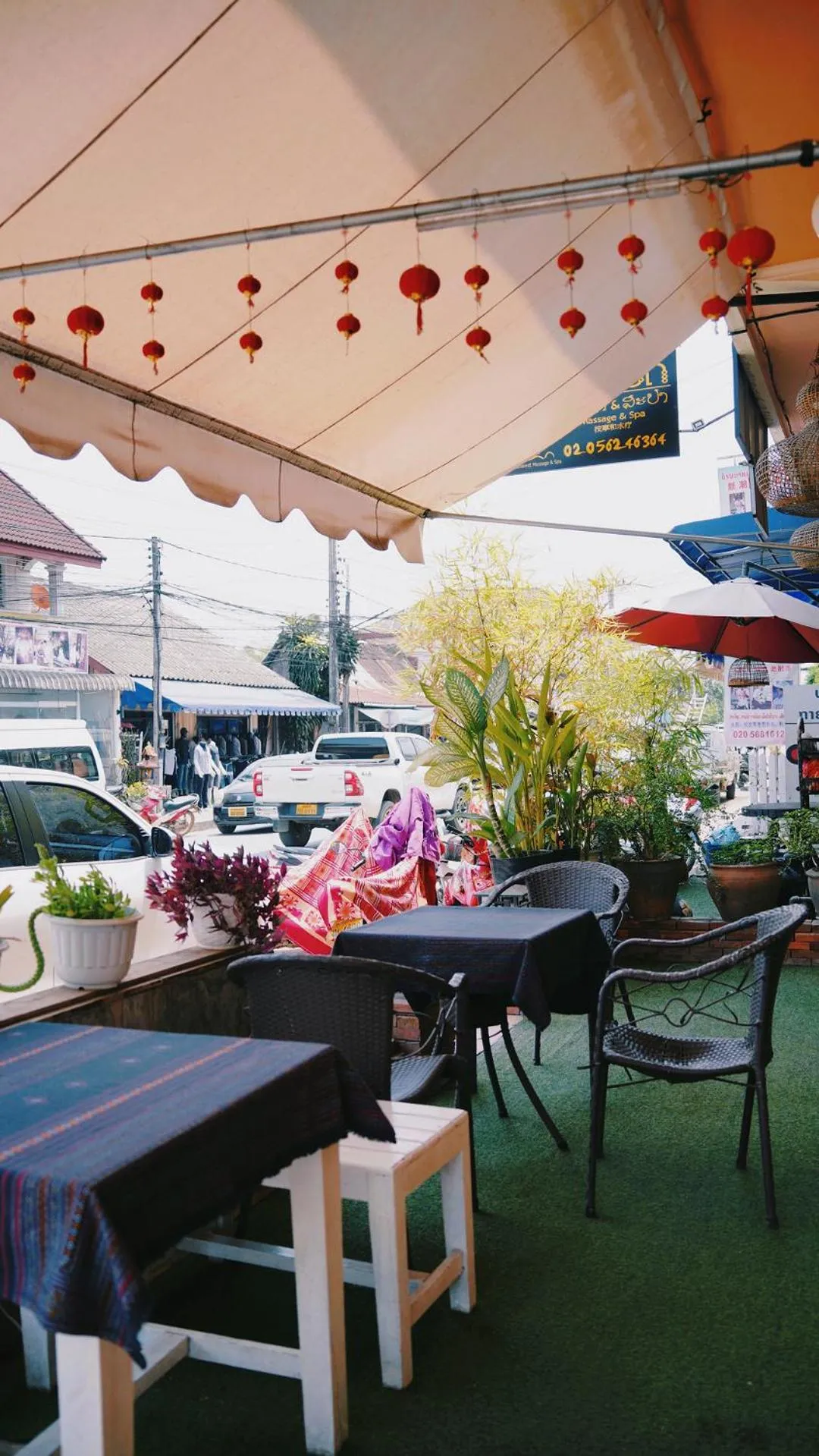 Seating area in Villa KiengKham晶康民宿