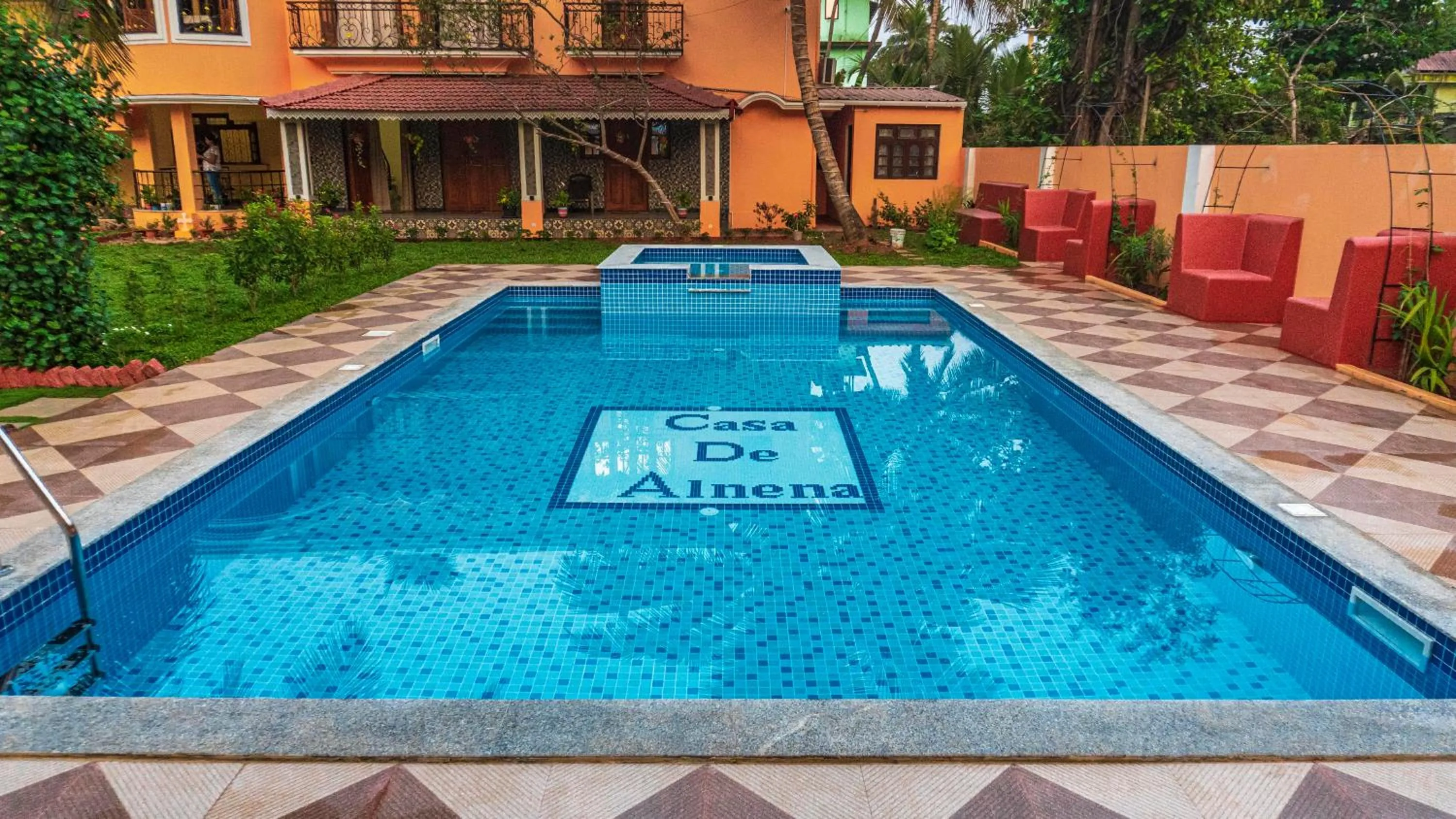 Swimming pool in Casa de Alnena