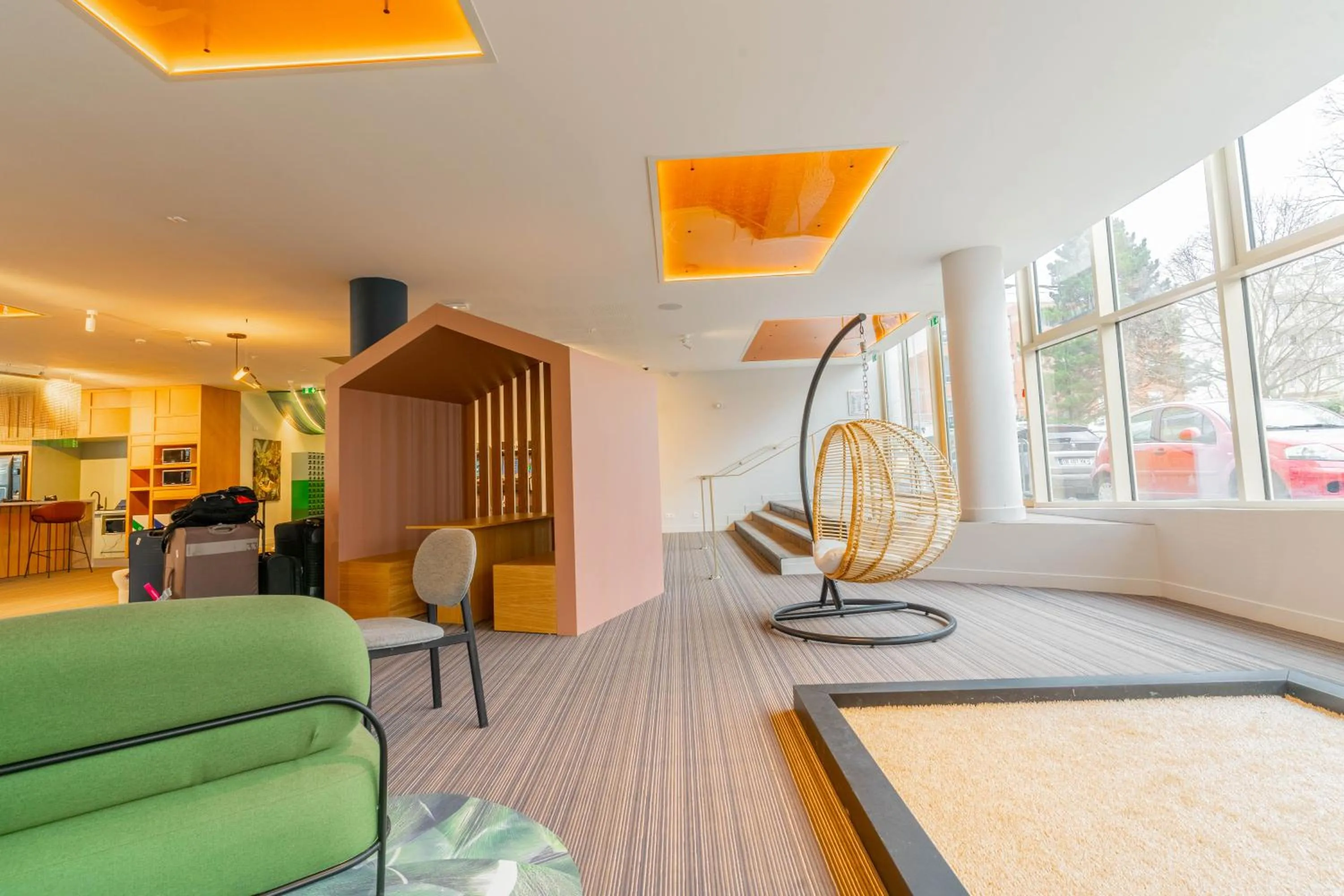 Communal lounge/ TV room in Ecla Paris Villejuif