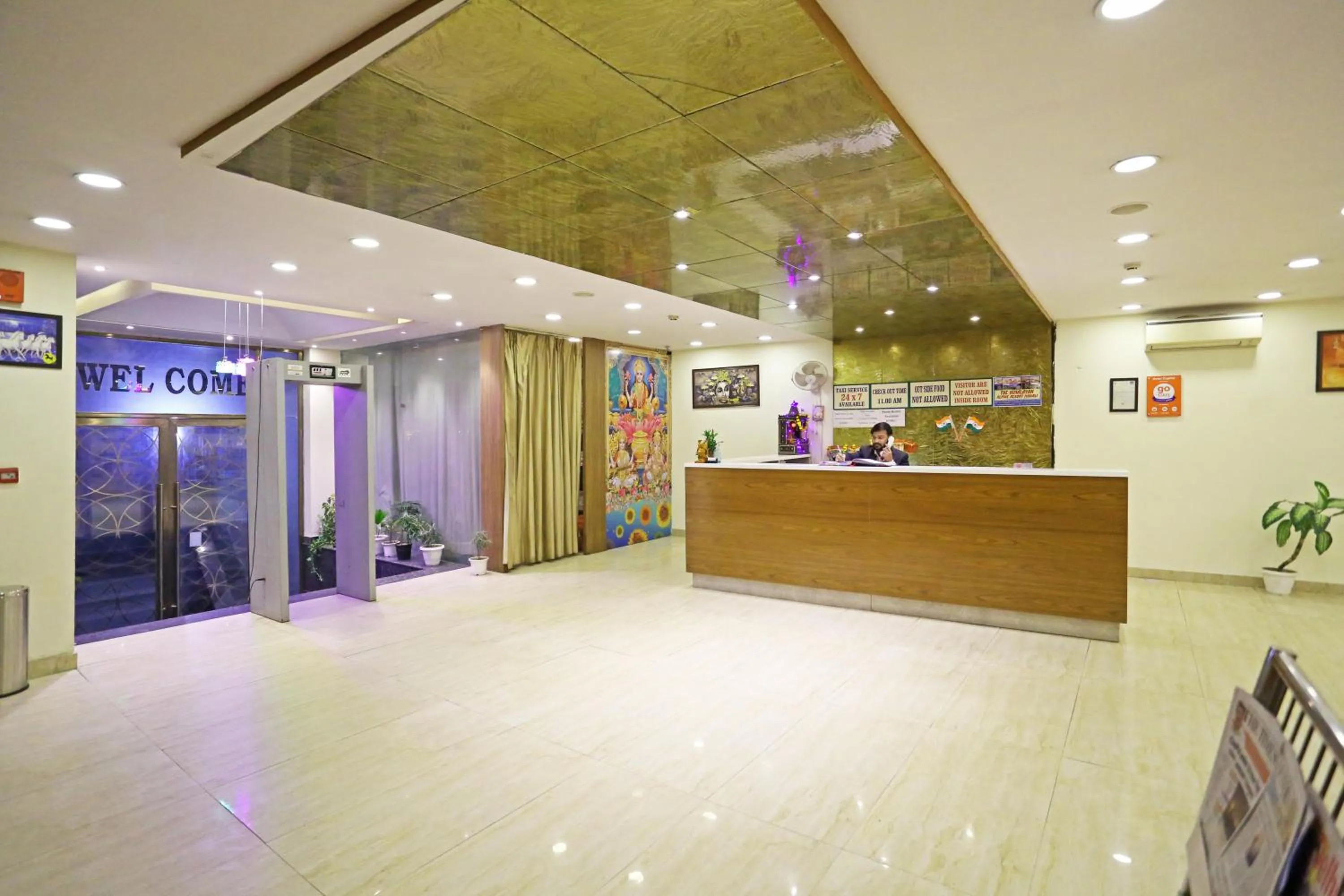 Lobby or reception in Hotel D'Capitol - Delhi Airport