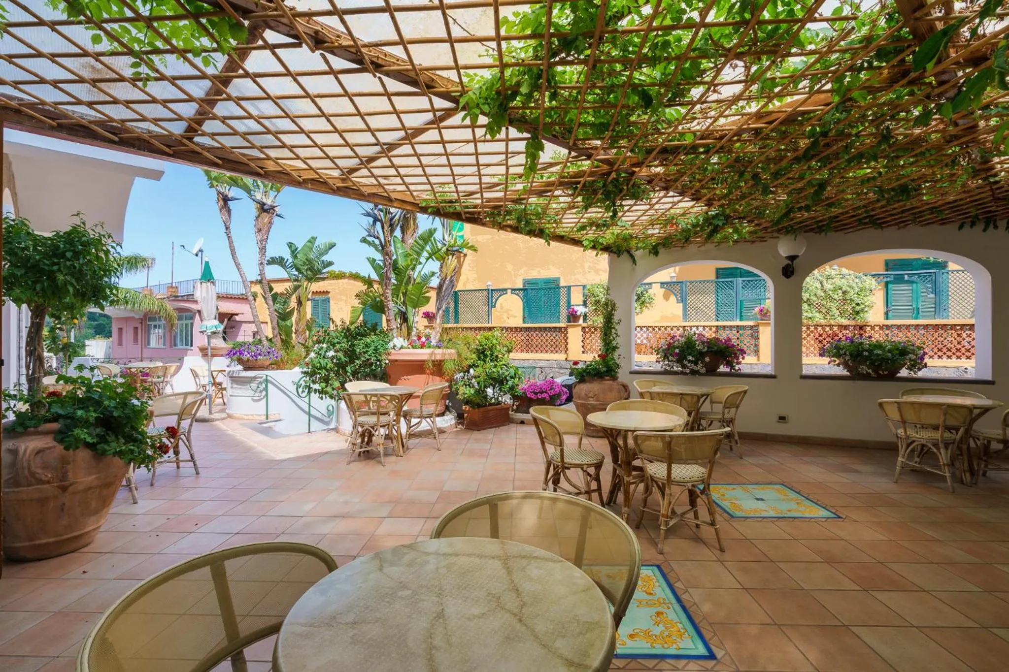 Balcony/Terrace in Hotel Villa Sirena - Thermae & SPA