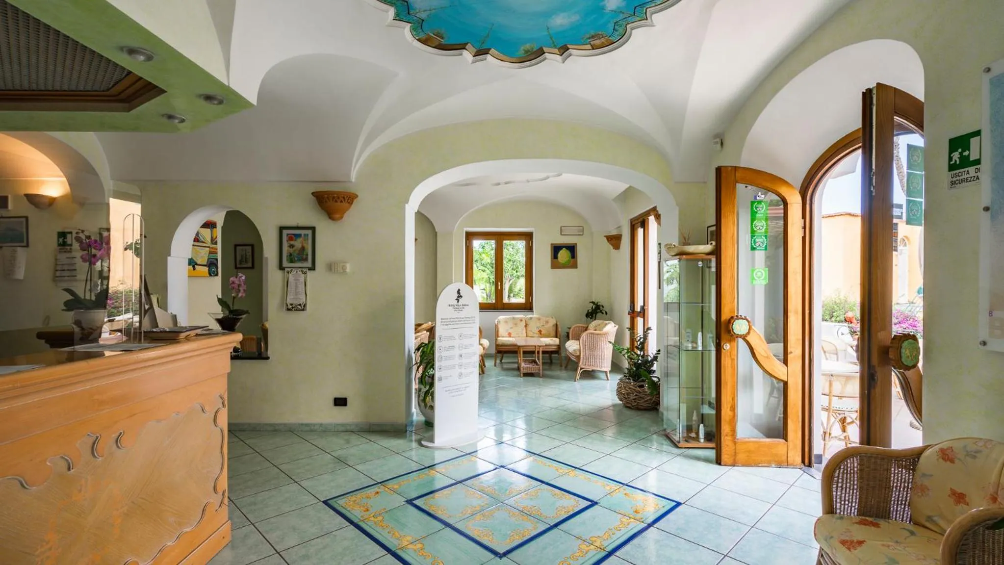 Lobby or reception in Hotel Villa Sirena - Thermae & SPA