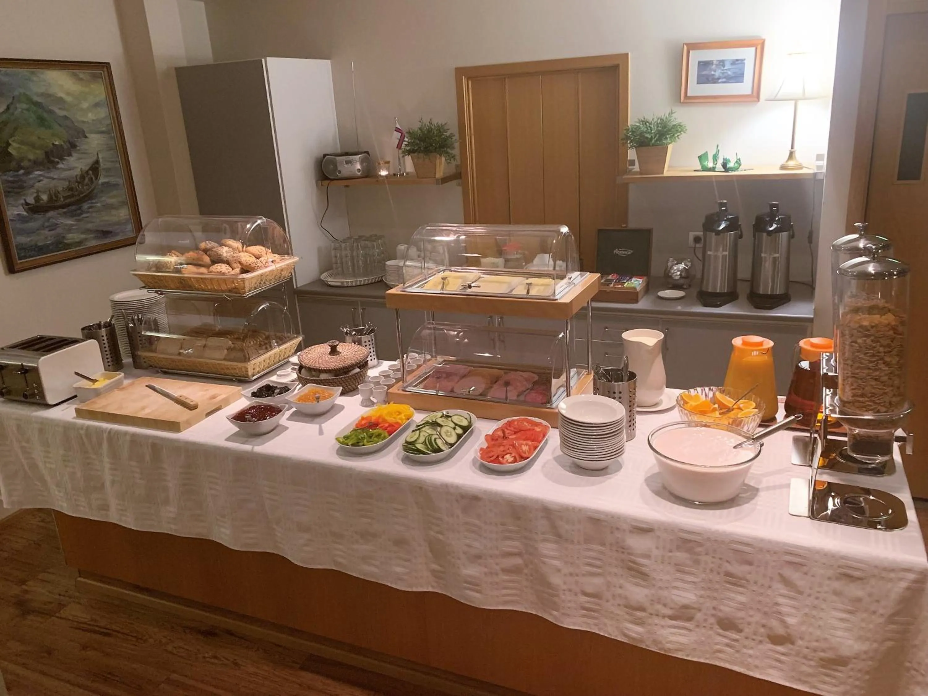 Buffet breakfast in Hotel Orkin