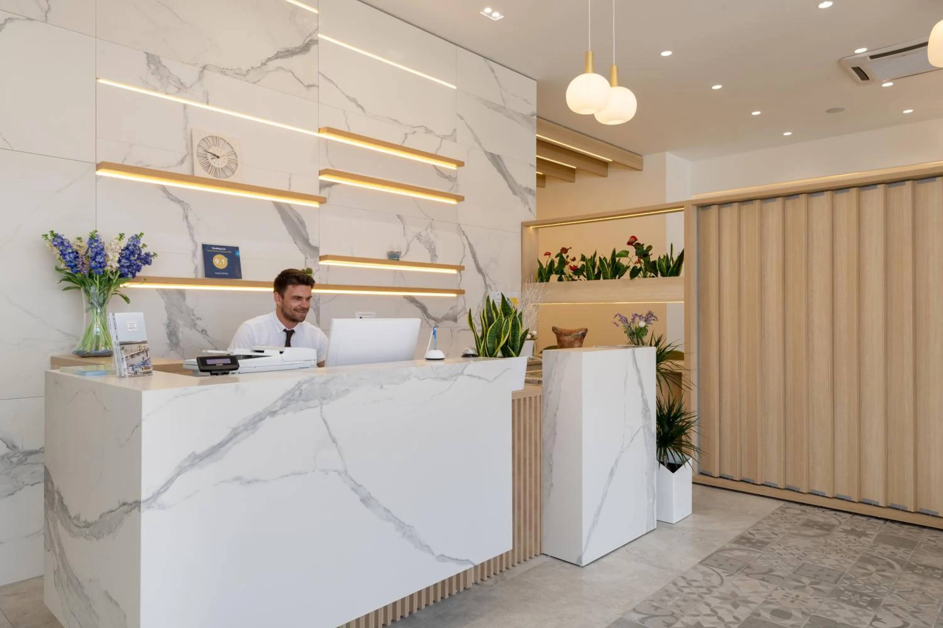 Lobby or reception in Hotel Villa Nova