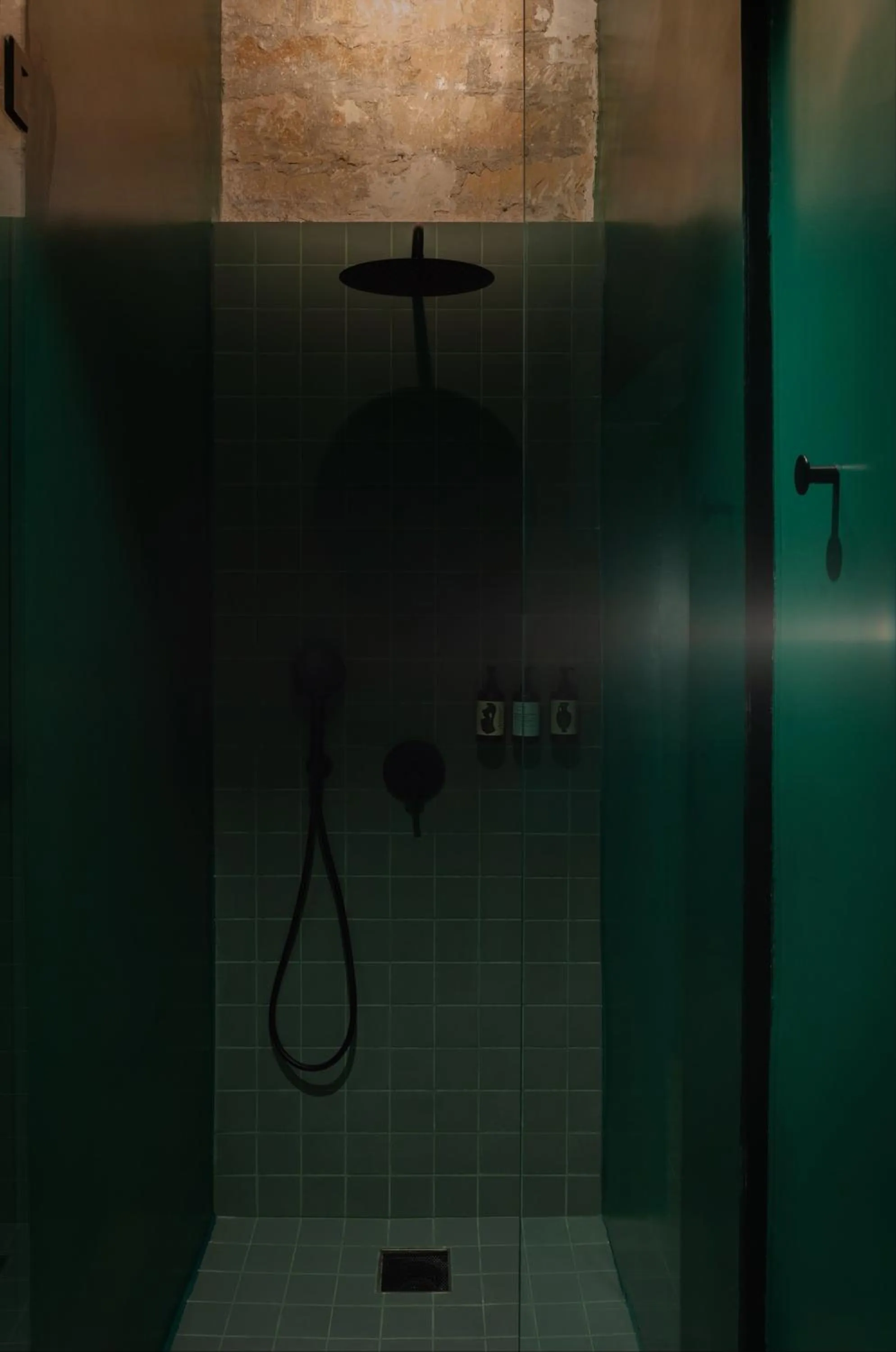 Shower in Heart Hotel