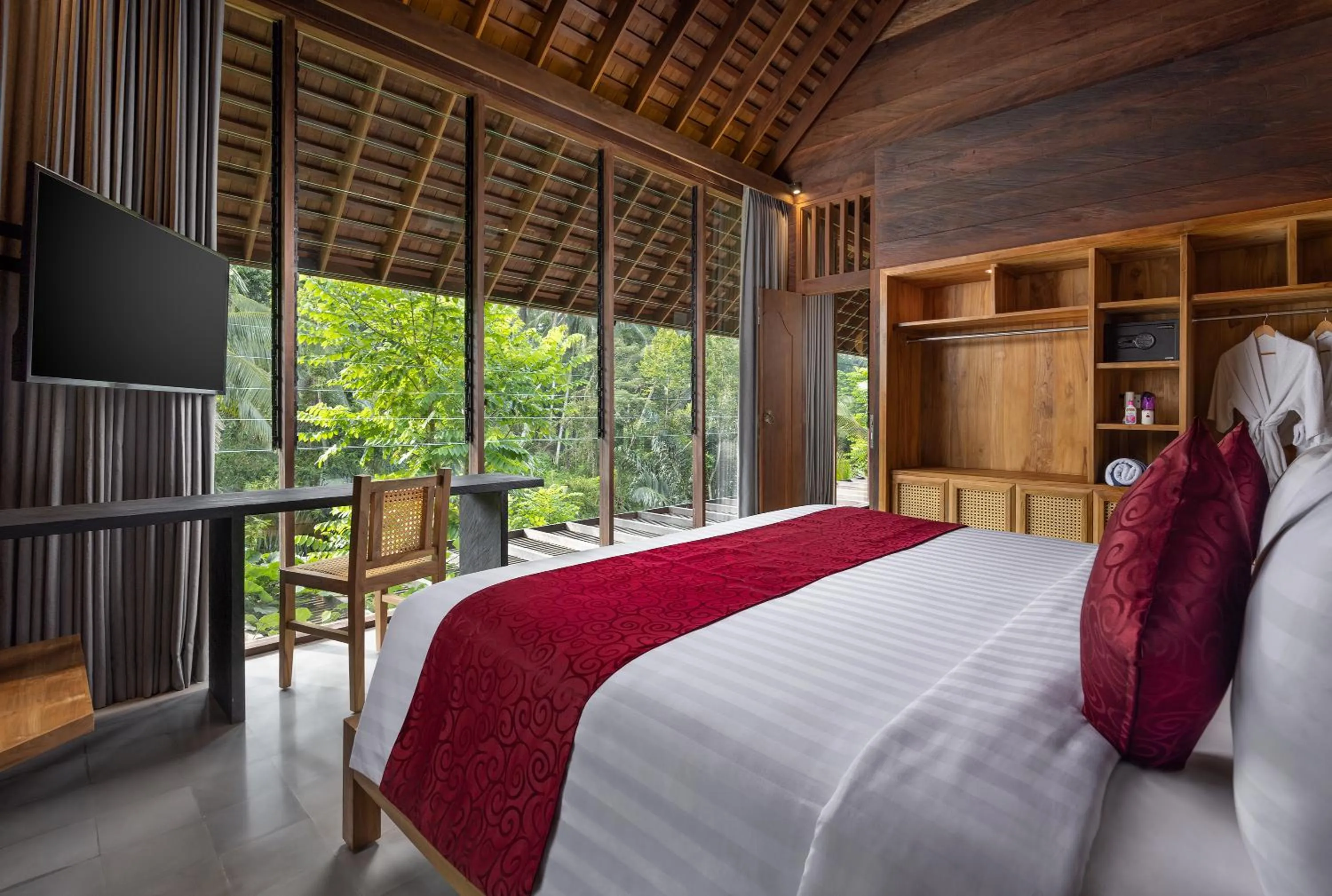 Bed in Hideaway Villas Bali - Ubud by Kanaan Hospitality